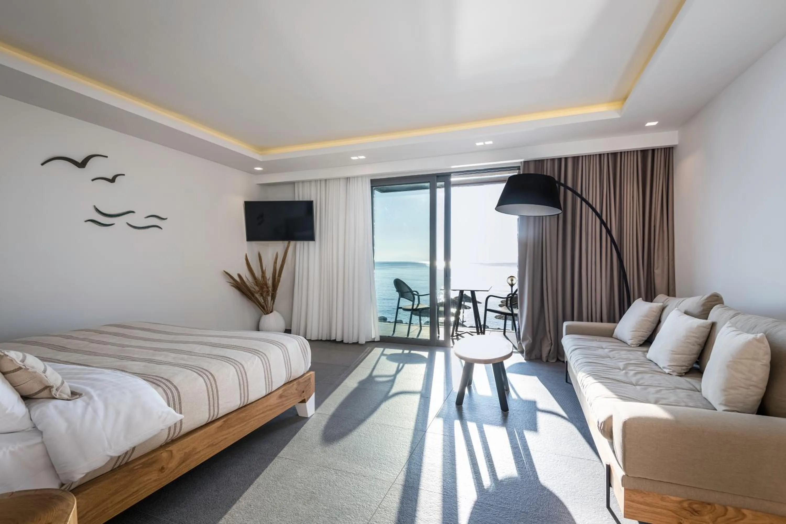 Bed in NISSEA Boutique Hotel