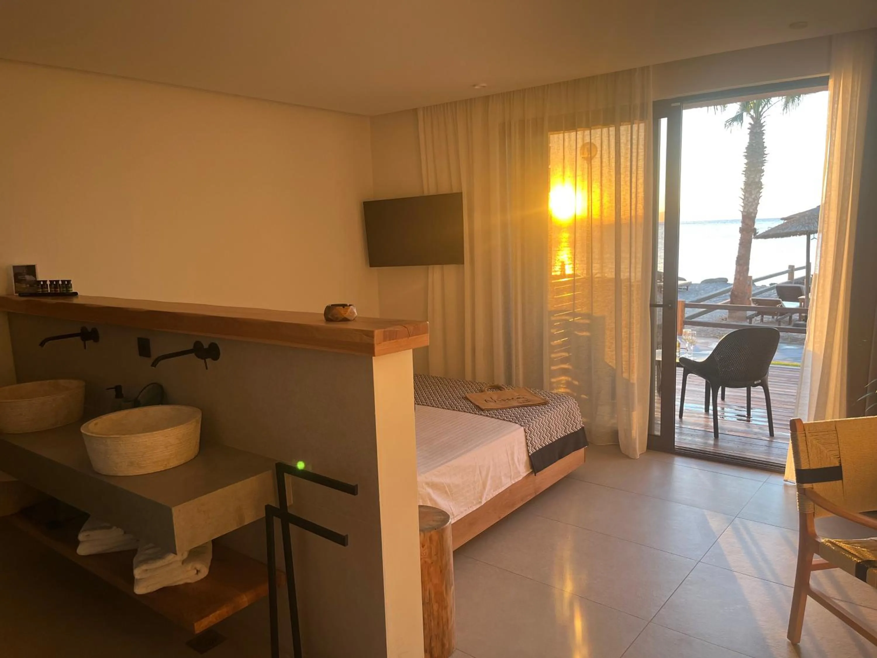 Bed in NISSEA Boutique Hotel