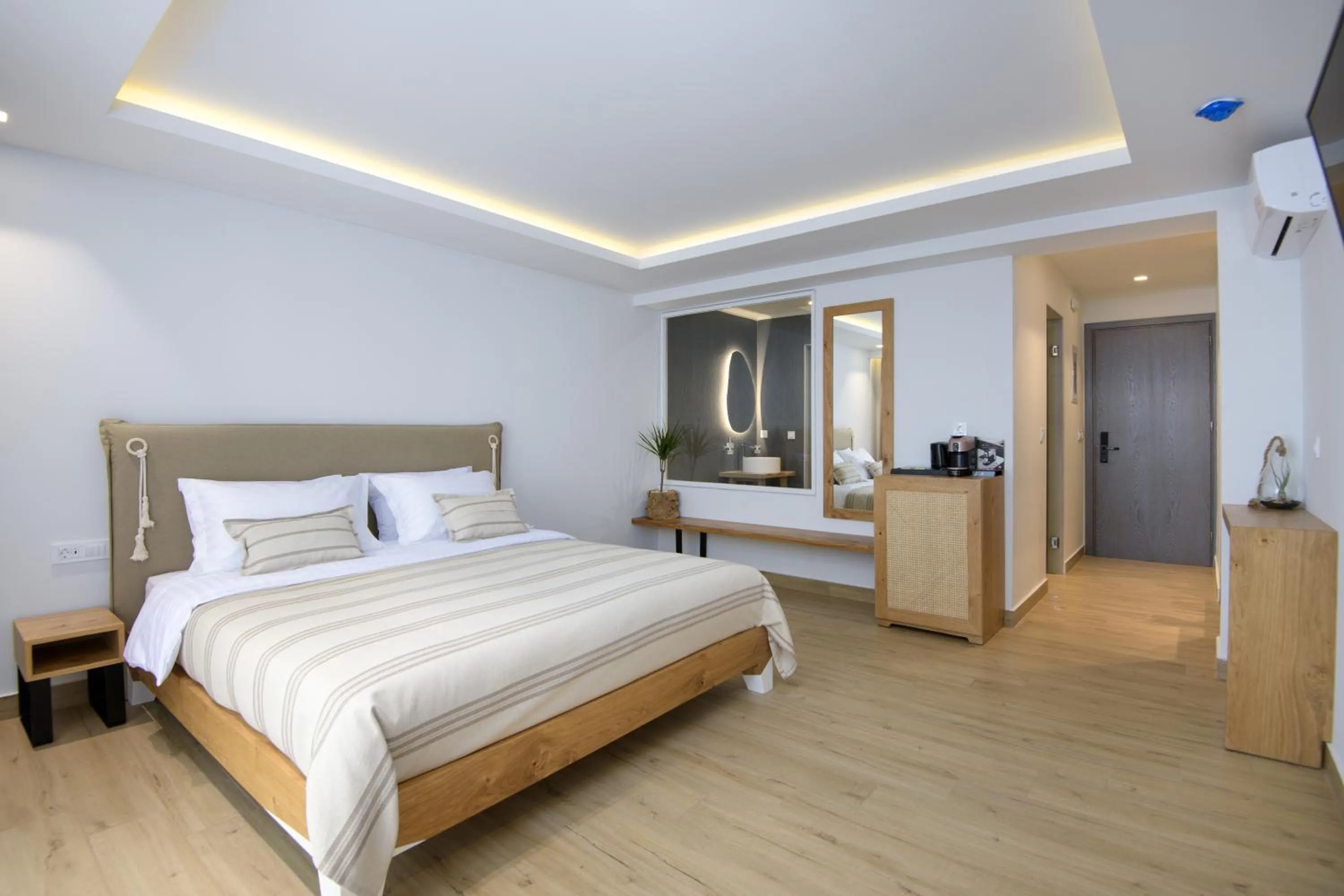 Bed in NISSEA Boutique Hotel