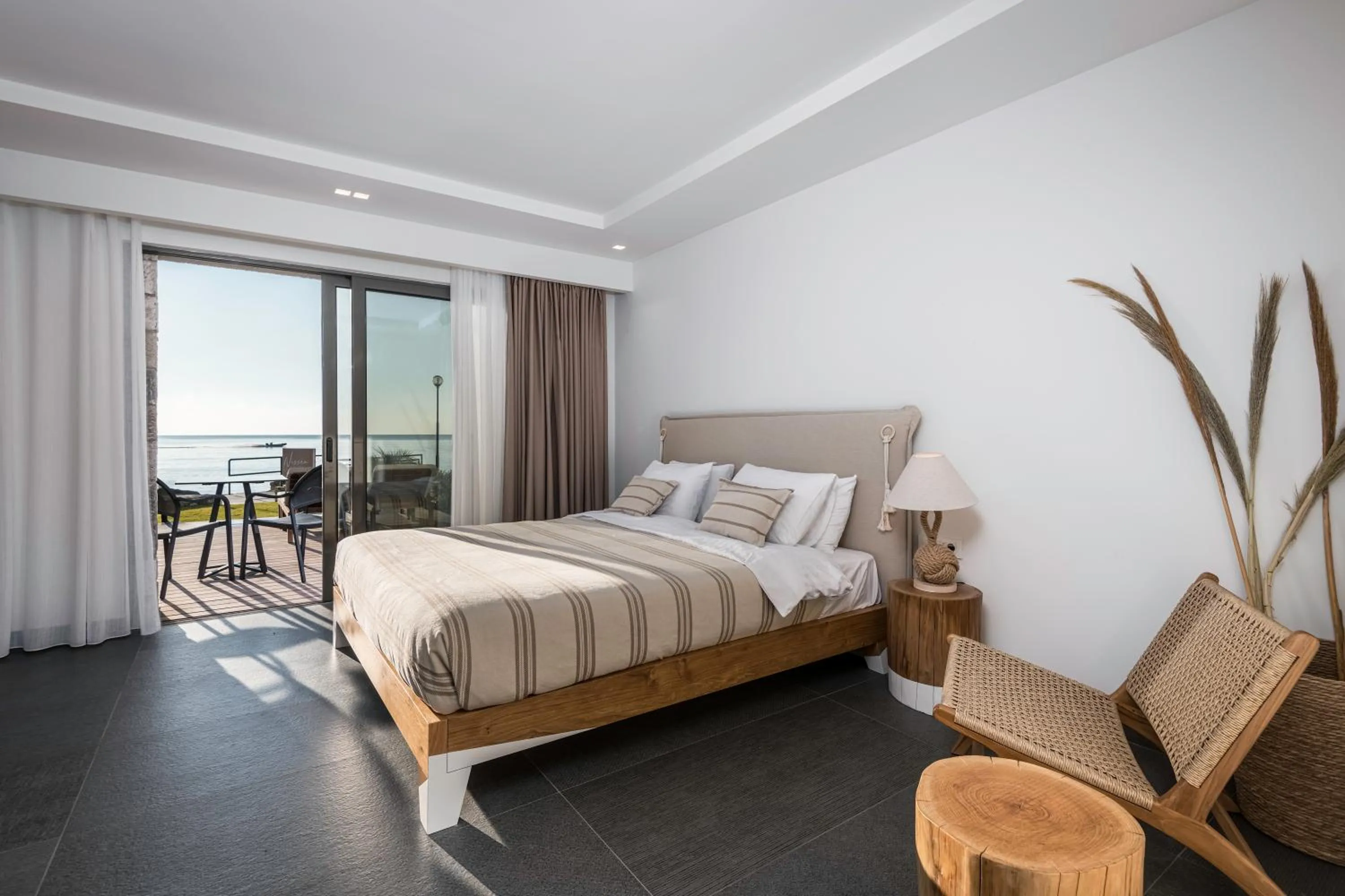 Bed in NISSEA Boutique Hotel
