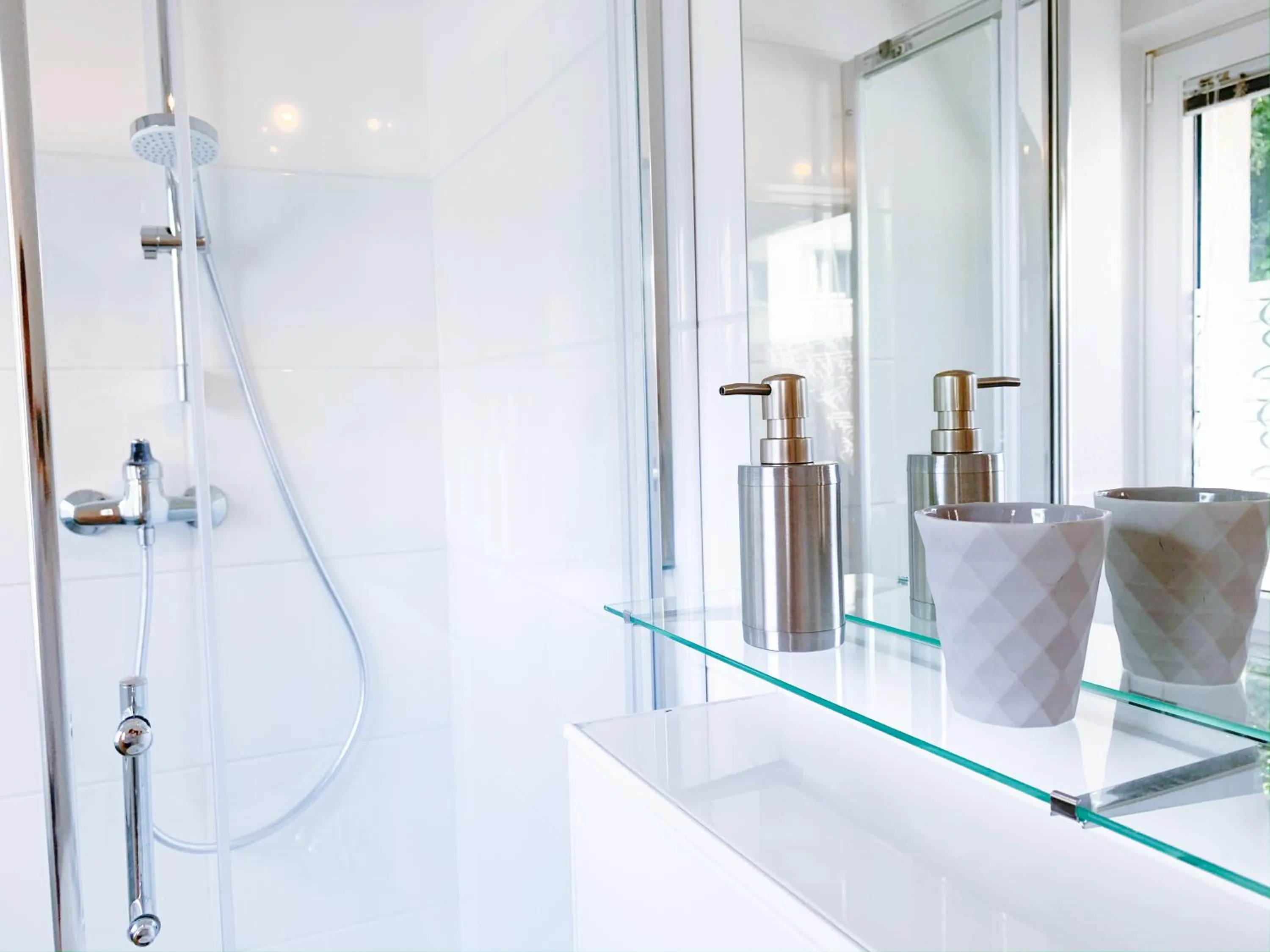 Bathroom in Relax Aachener Boardinghouse Appartements Premium 1