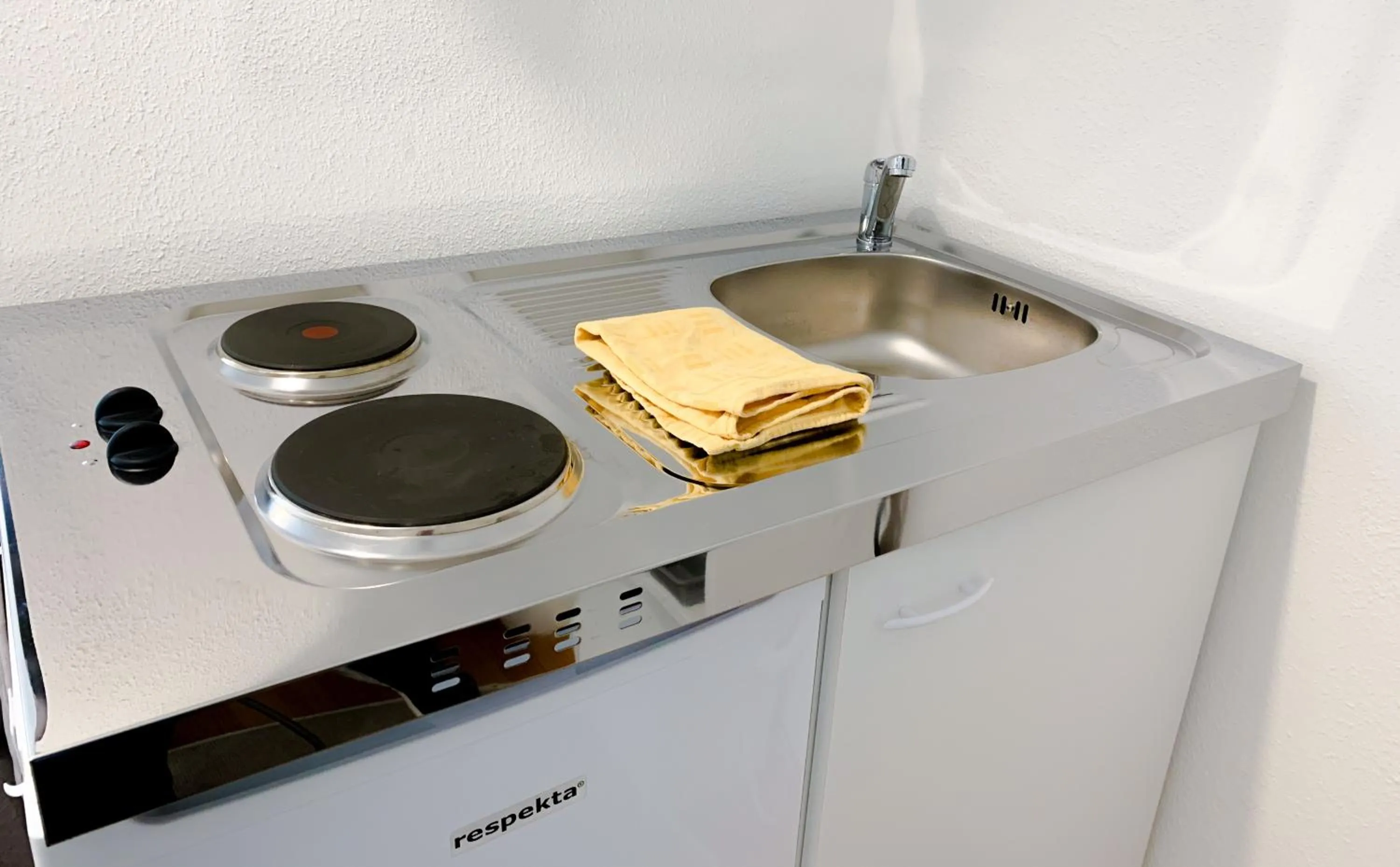 Kitchen or kitchenette in Relax Aachener Boardinghouse Appartements Premium 1