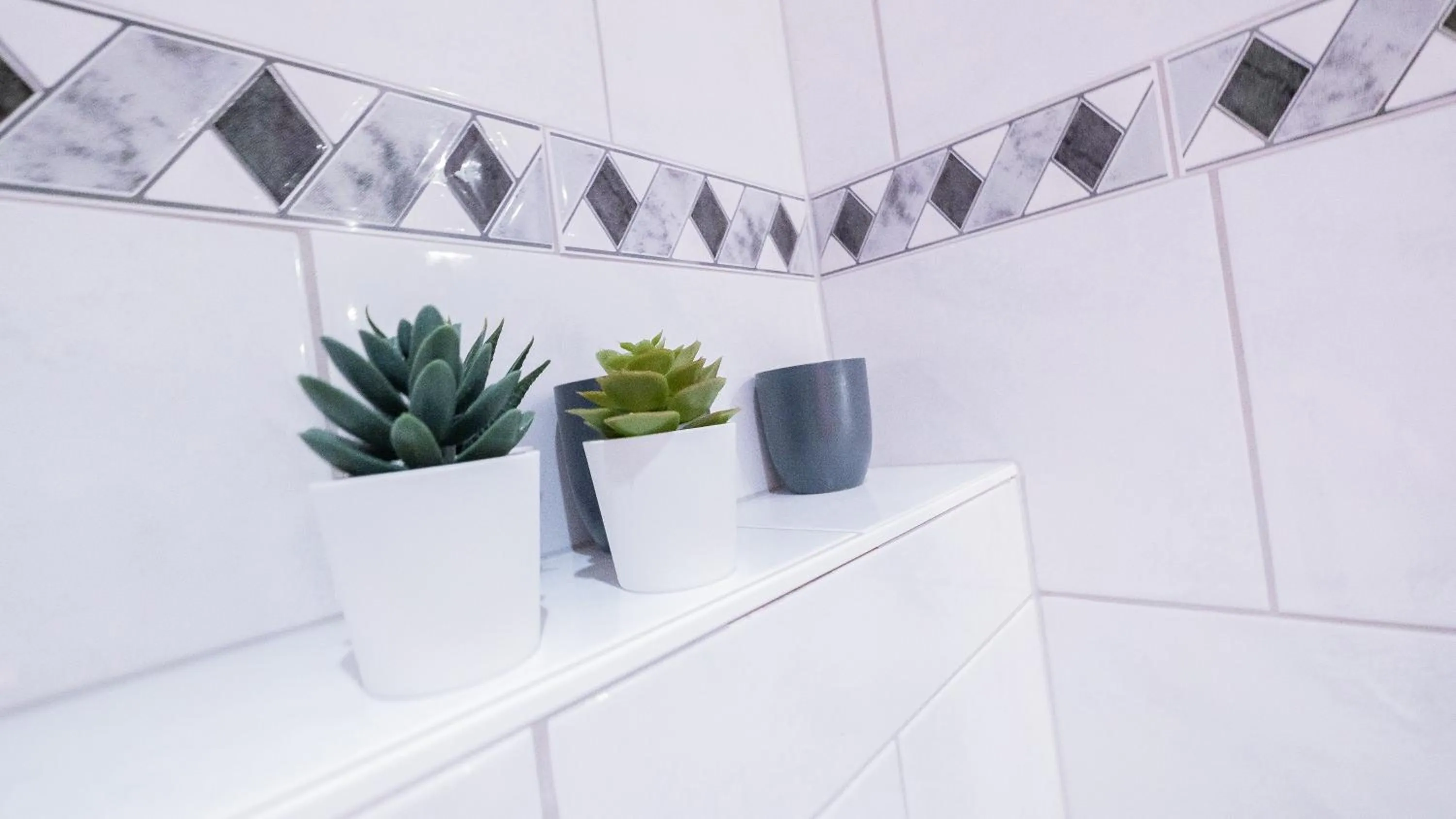 Bathroom in Relax Aachener Boardinghouse Appartements Premium 1