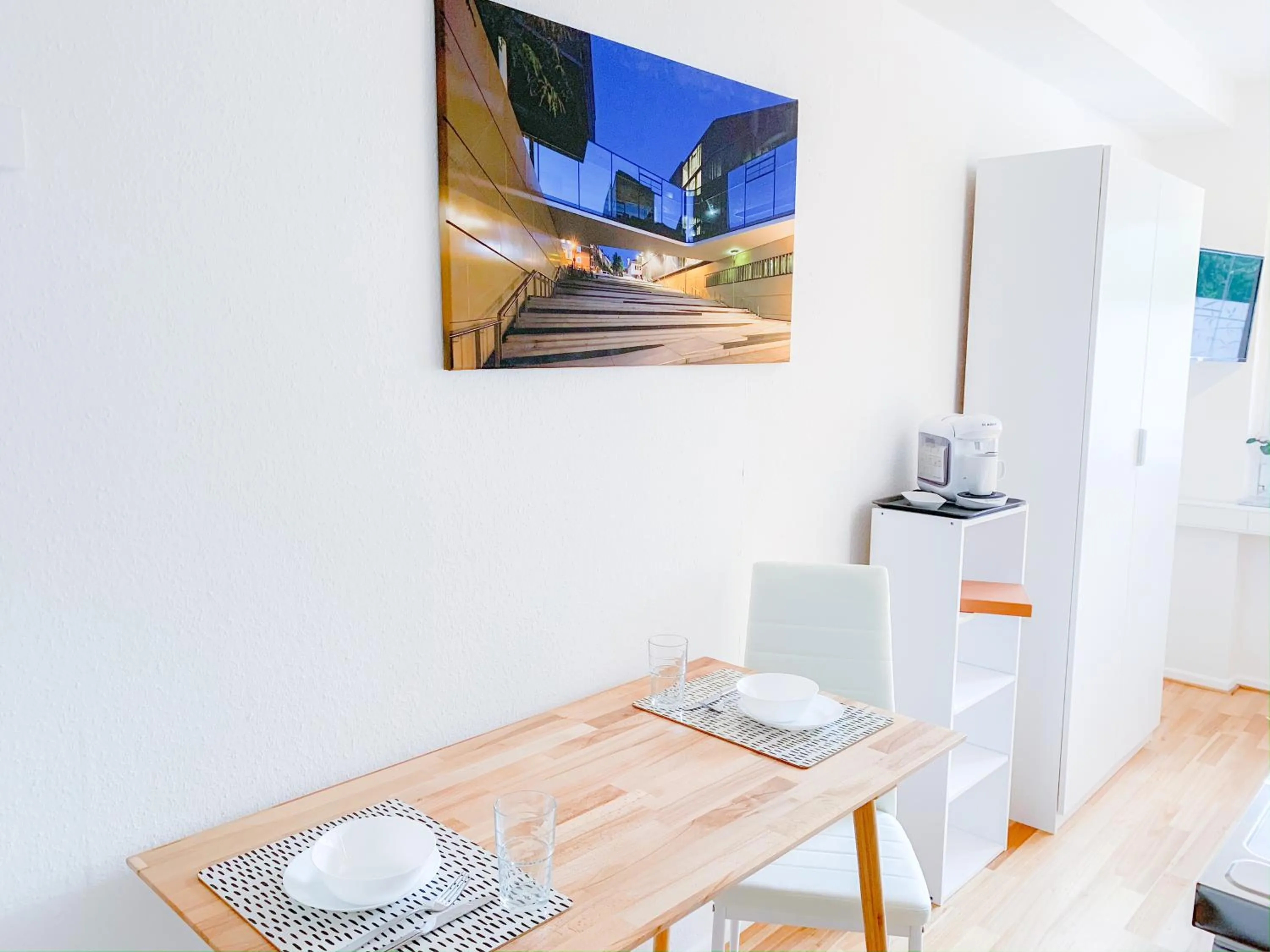 Dining area in Relax Aachener Boardinghouse Appartements Premium 1