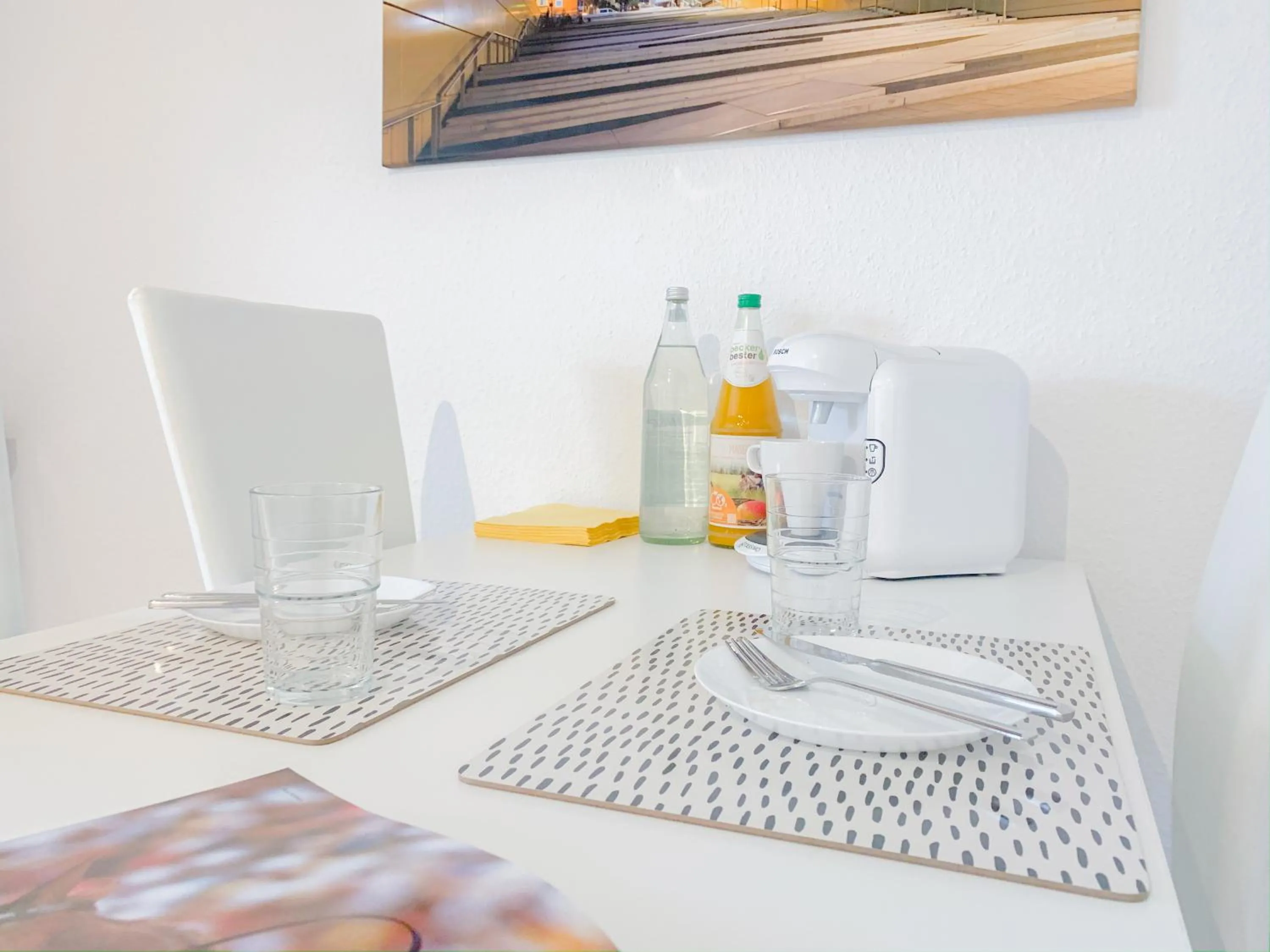 Dining area in Relax Aachener Boardinghouse Appartements Premium 1