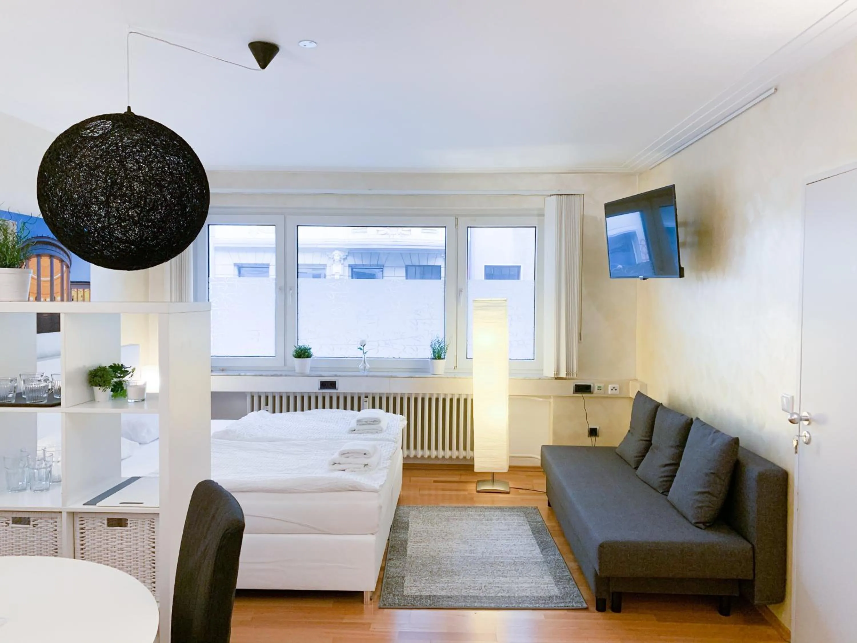 Bed in Relax Aachener Boardinghouse Appartements Premium 1