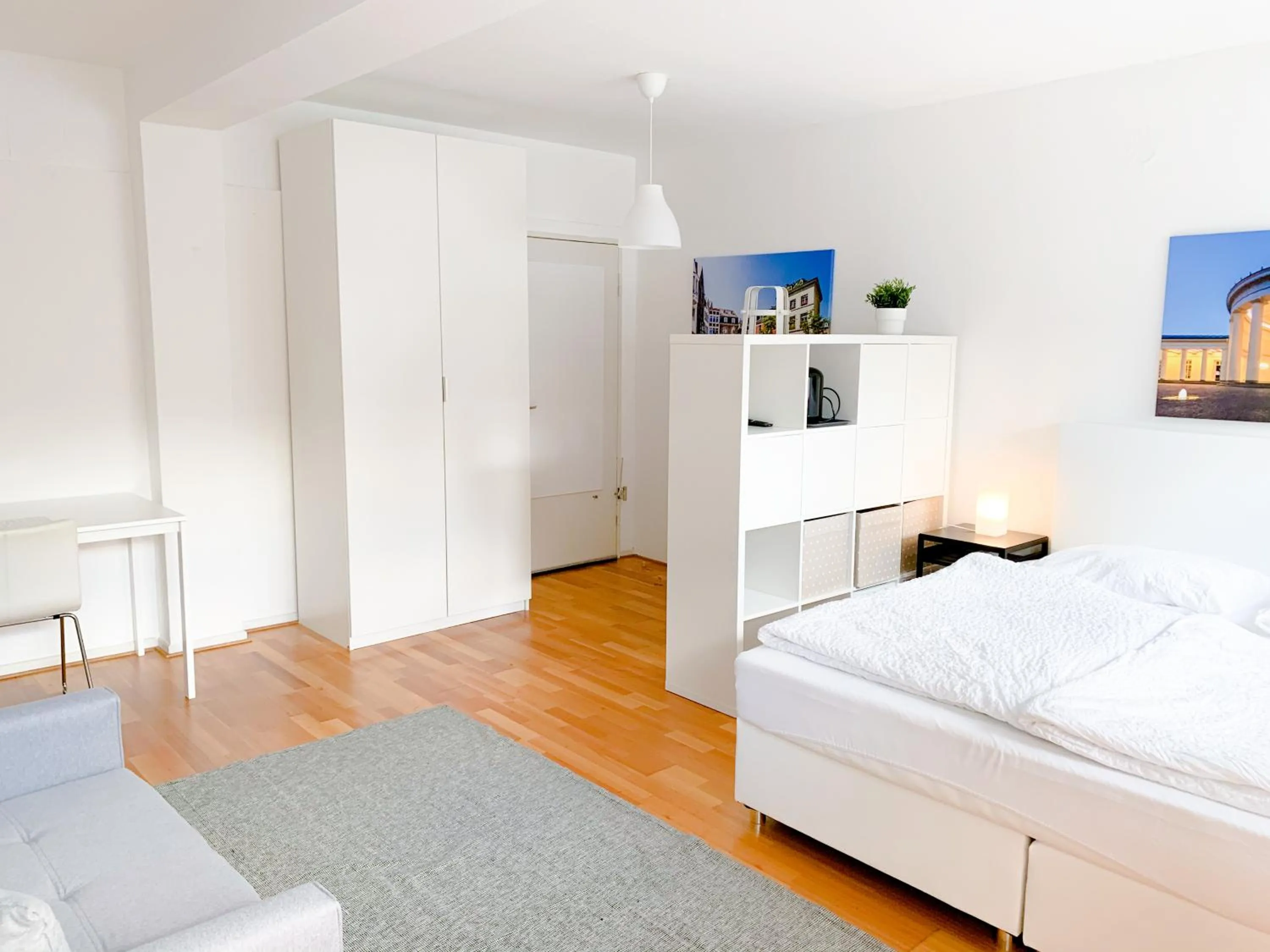 Bedroom, Bed in Relax Aachener Boardinghouse Appartements Premium 1