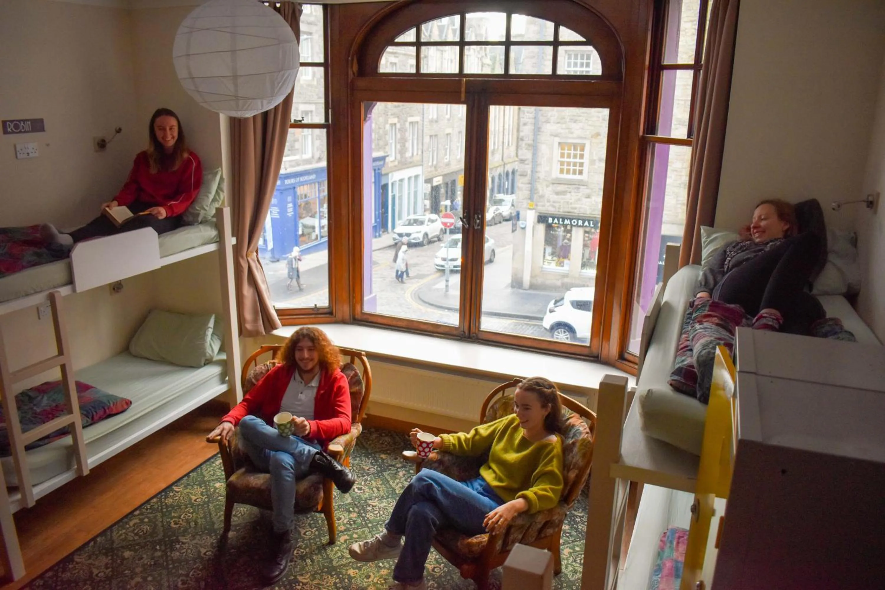 bunk bed in Royal Mile Backpackers
