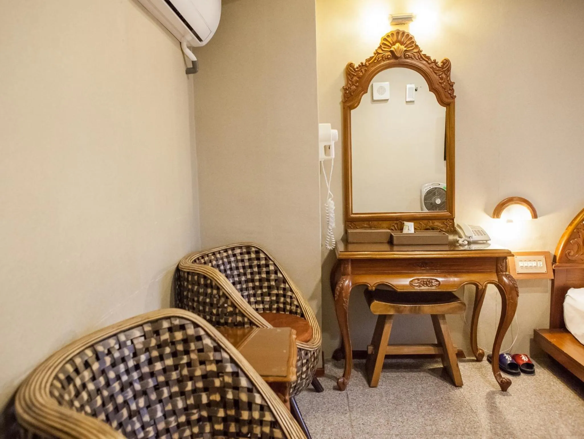 Seating area in Mei Jia Mei Hotel