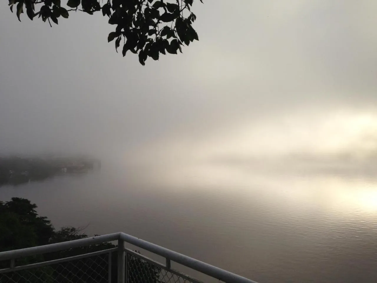 Balcony/Terrace in Hotel Orla do Rio Branco