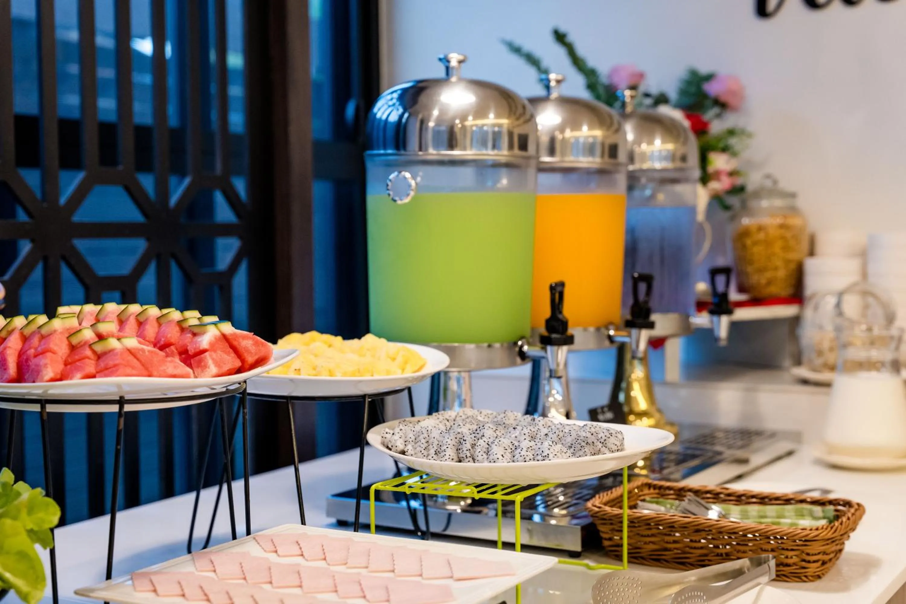 Buffet breakfast in De Hug Hotel & Residence