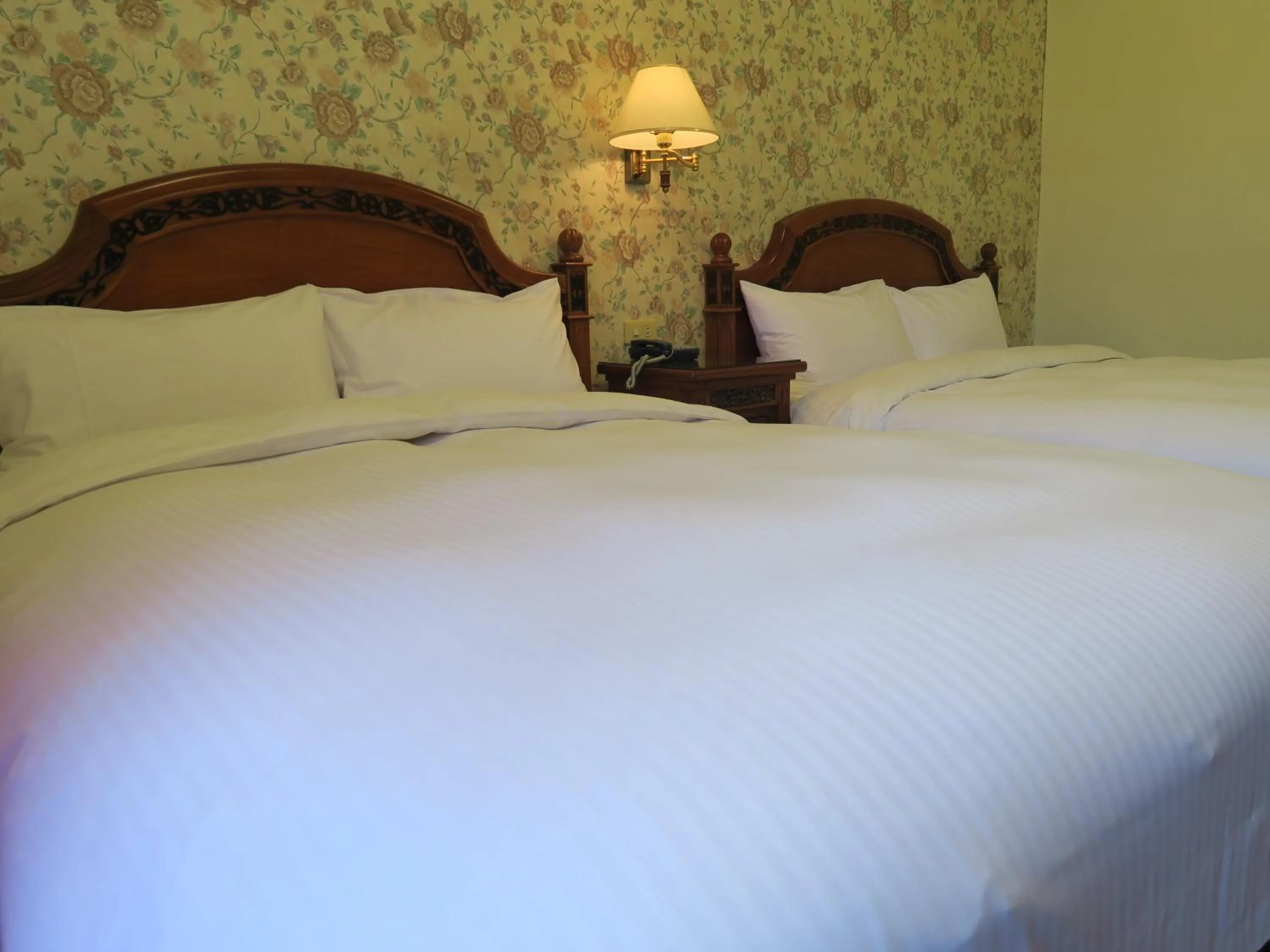 Bed in Champagne Hotel