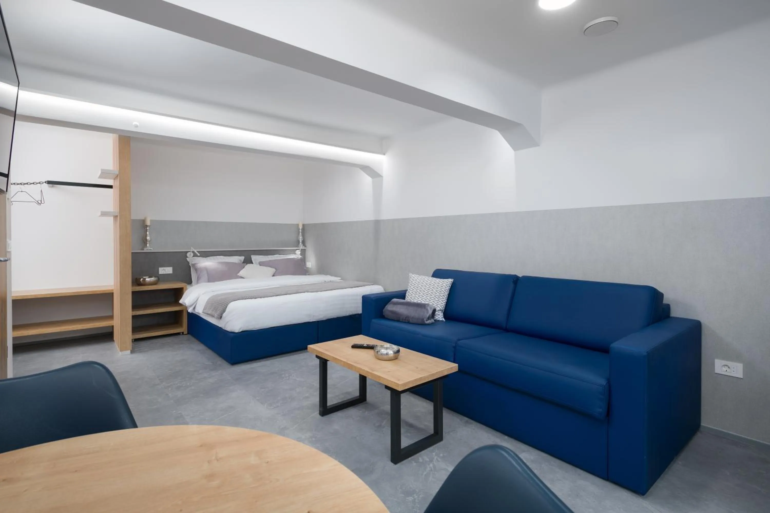 Living room, Bed in Vila Emona - Central Apartments - Free Parking