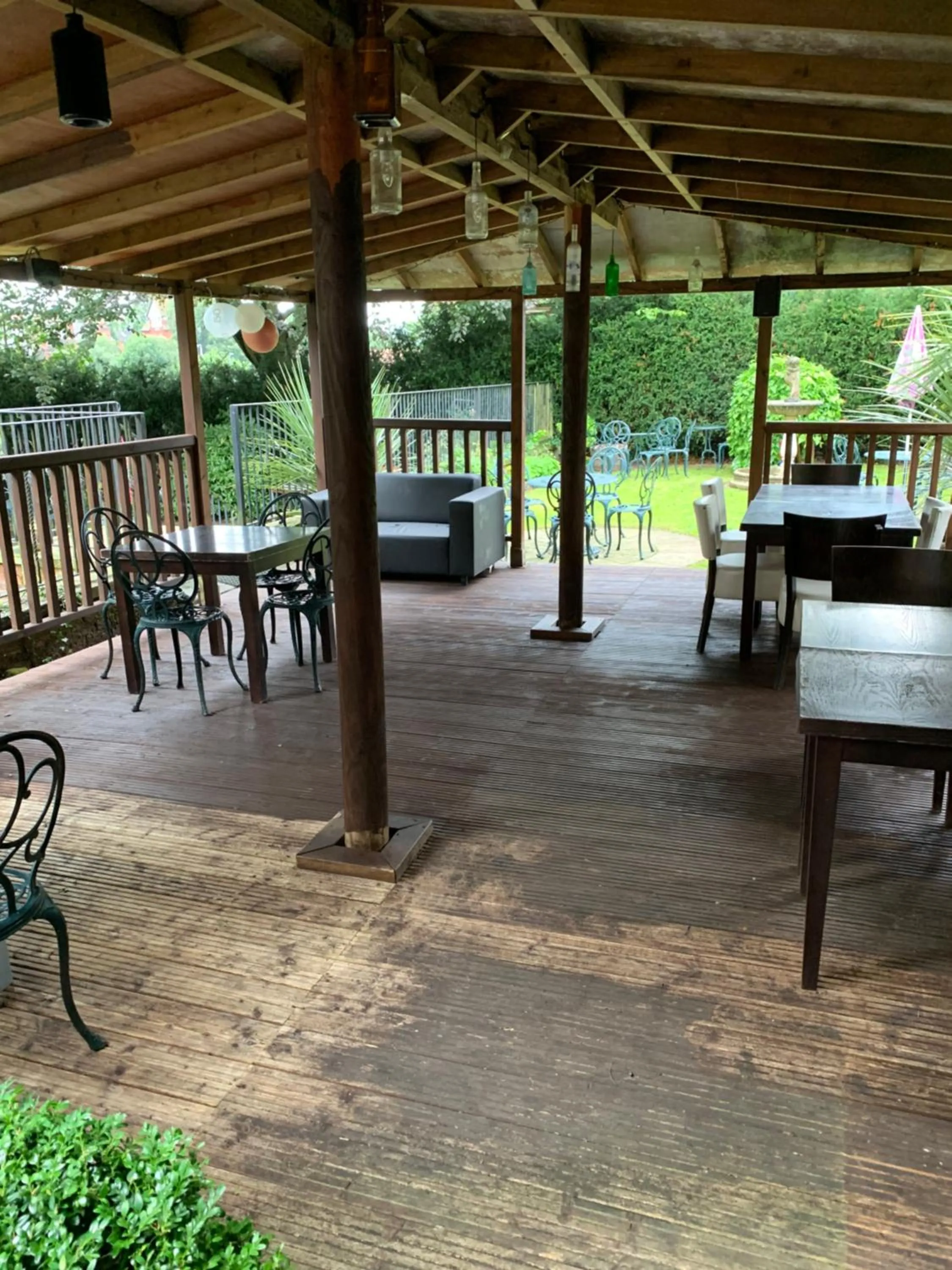 Patio in The Silk House