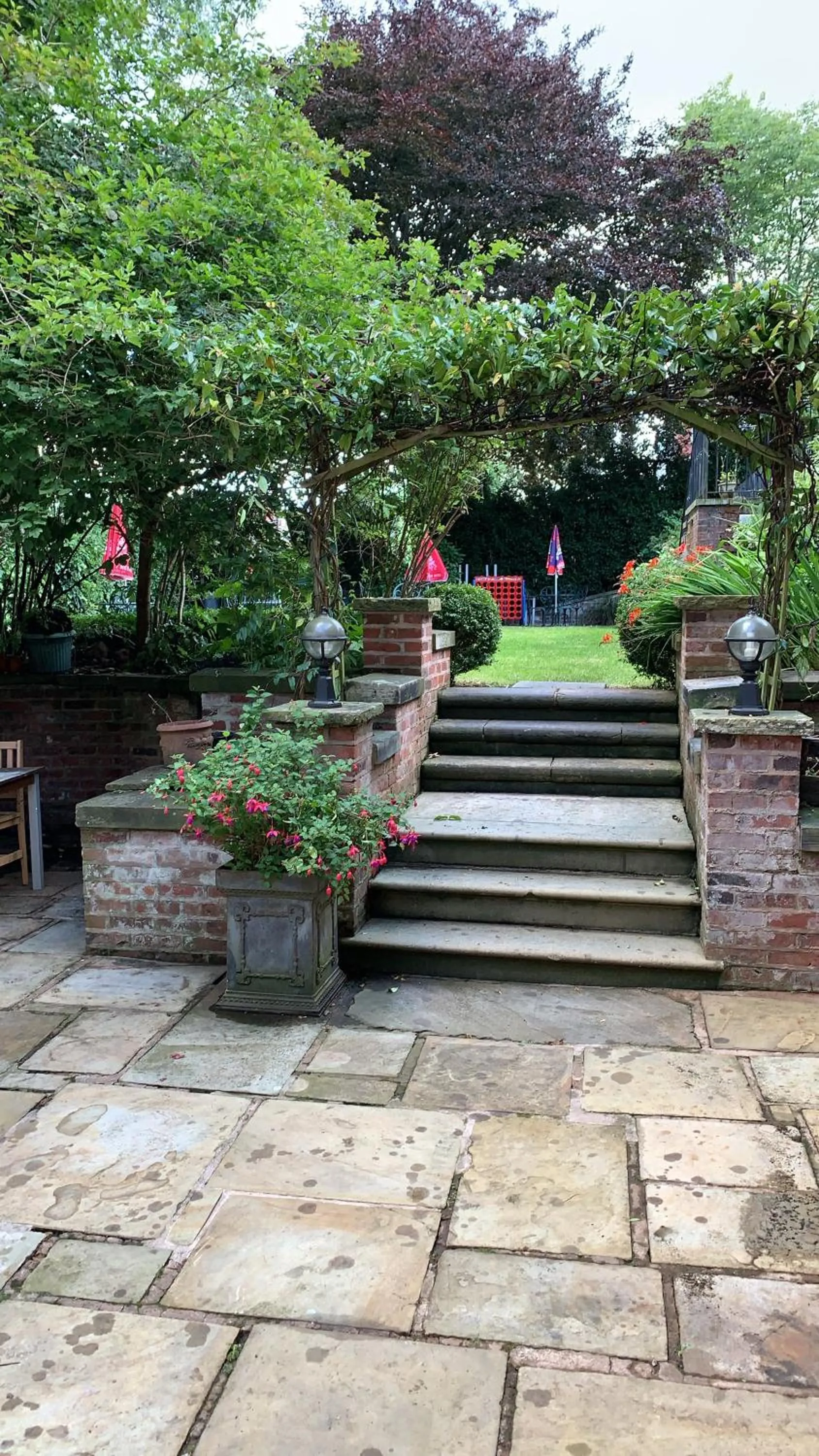 Patio in The Silk House