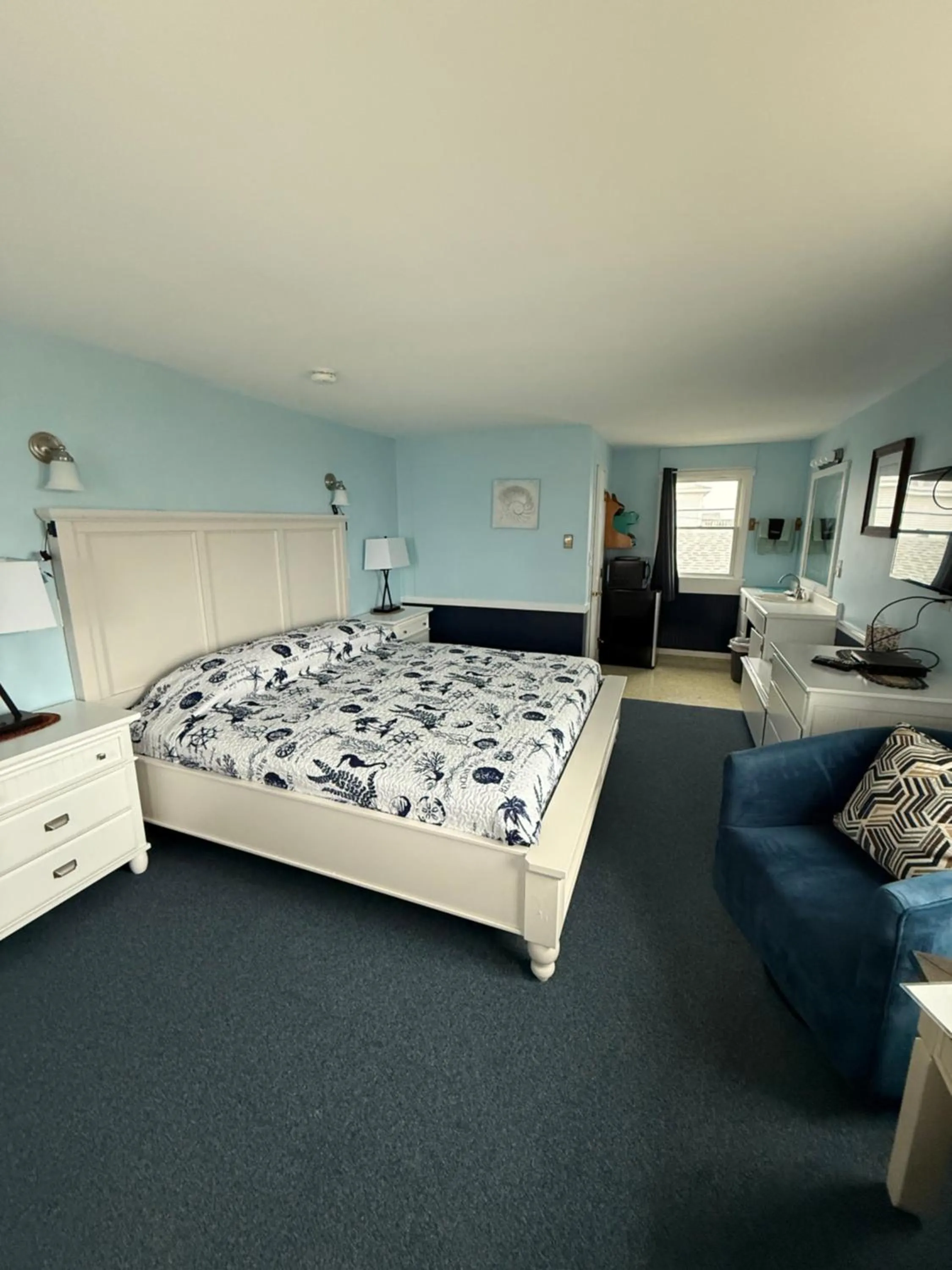 Bed in Moody's Motel and Cottages