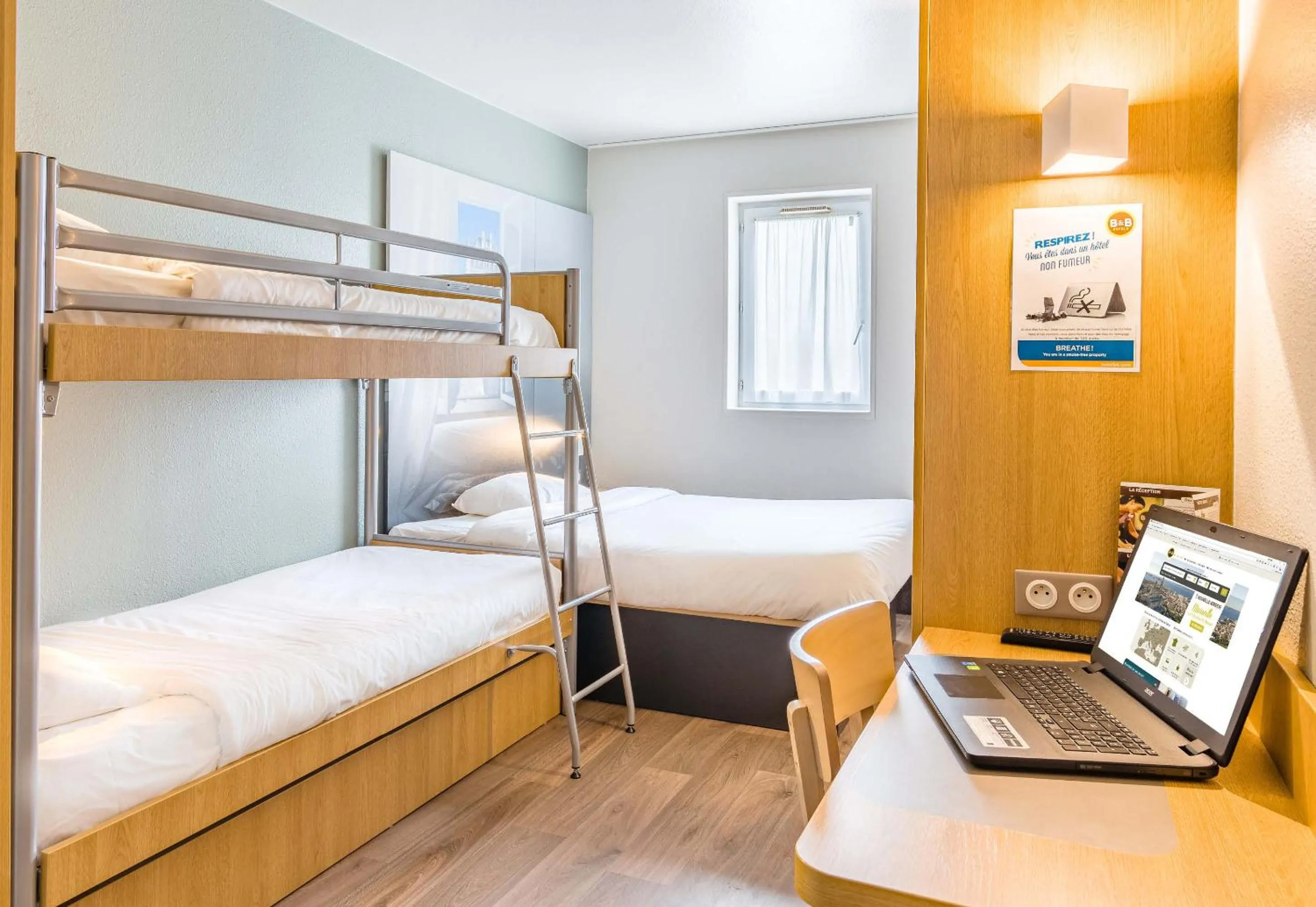 Bedroom, Bed in B&B HOTEL Tours Nord 2 La petite Arche