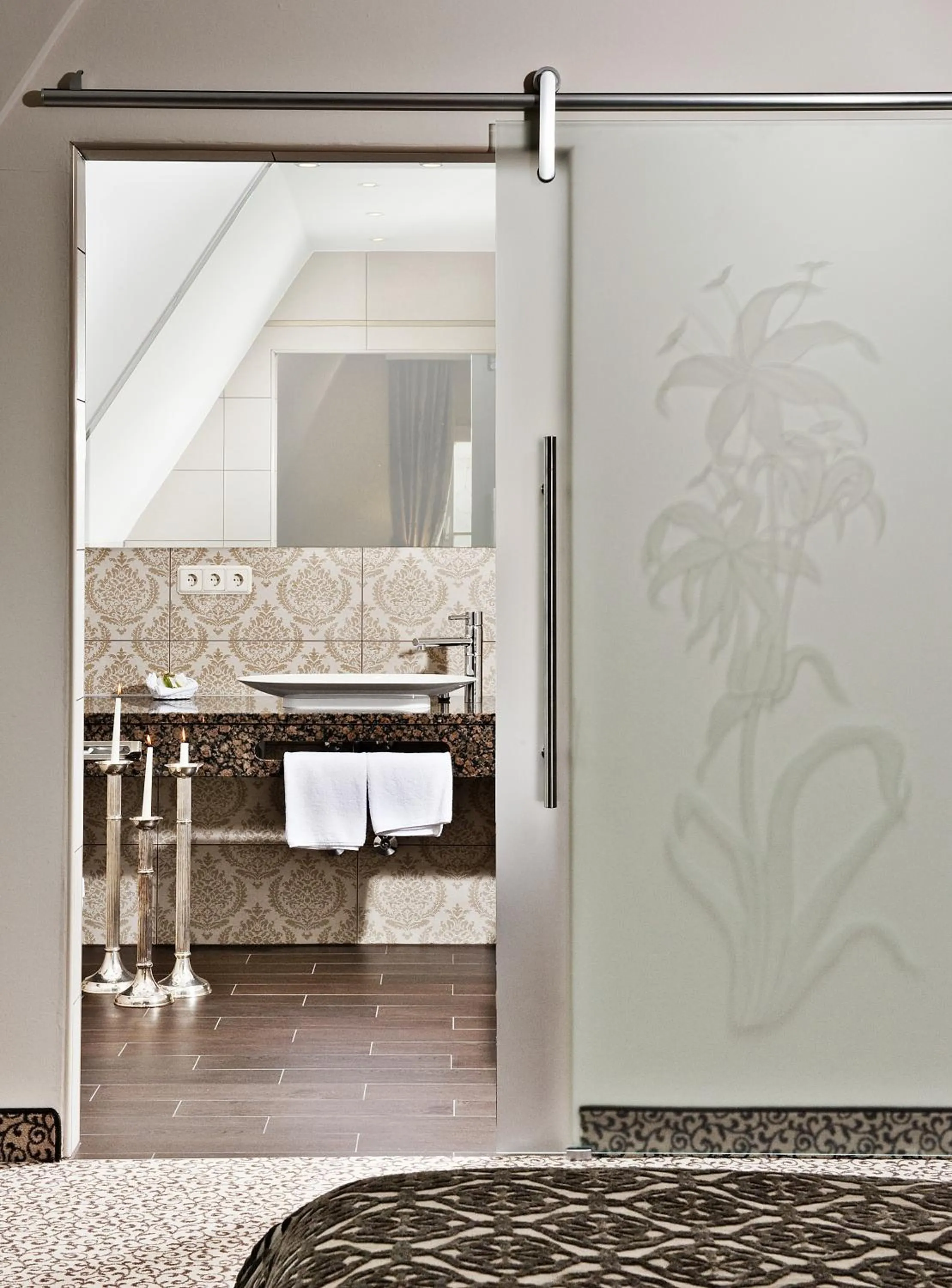 Bathroom in Burghotel