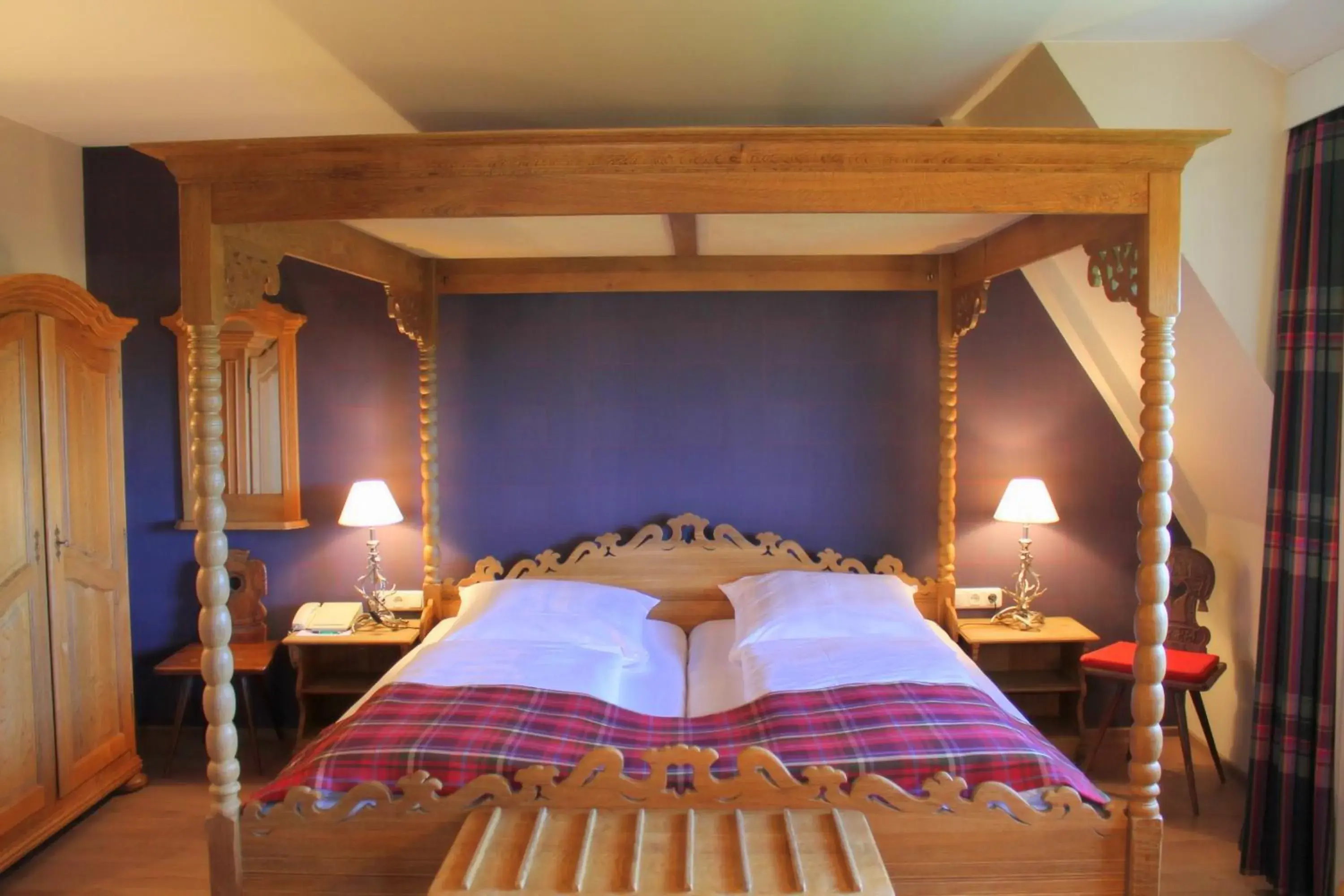 Double Room with Valley View in Burghotel Double Room with Valley View in Burghotel