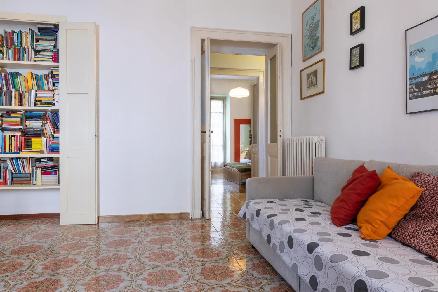Living room in La Casa dei Colori by Wonderful Italy