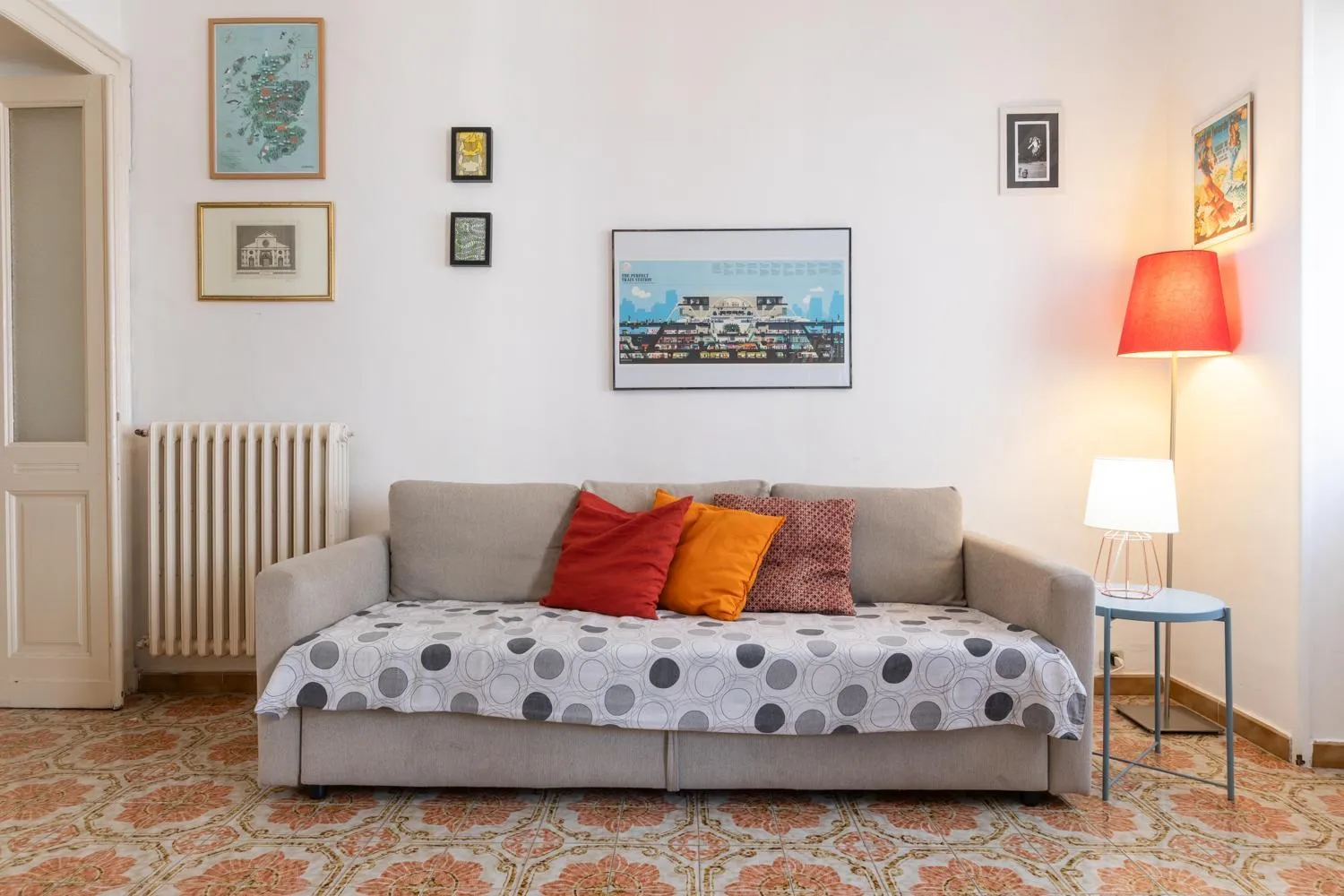 Living room in La Casa dei Colori by Wonderful Italy