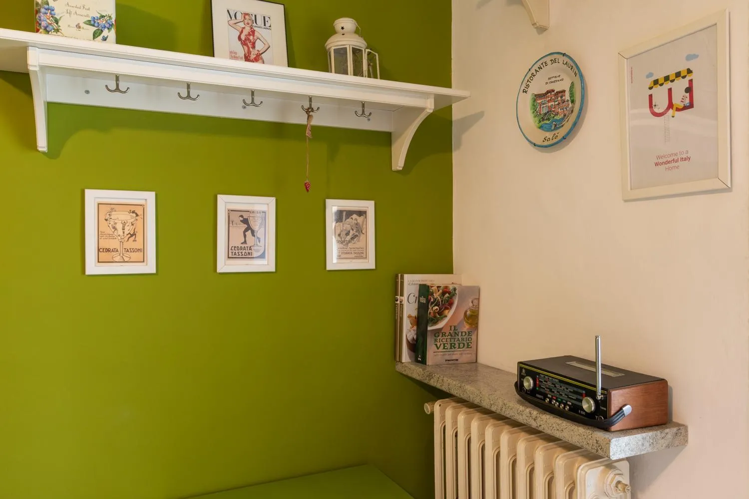 Decorative detail in La Casa dei Colori by Wonderful Italy