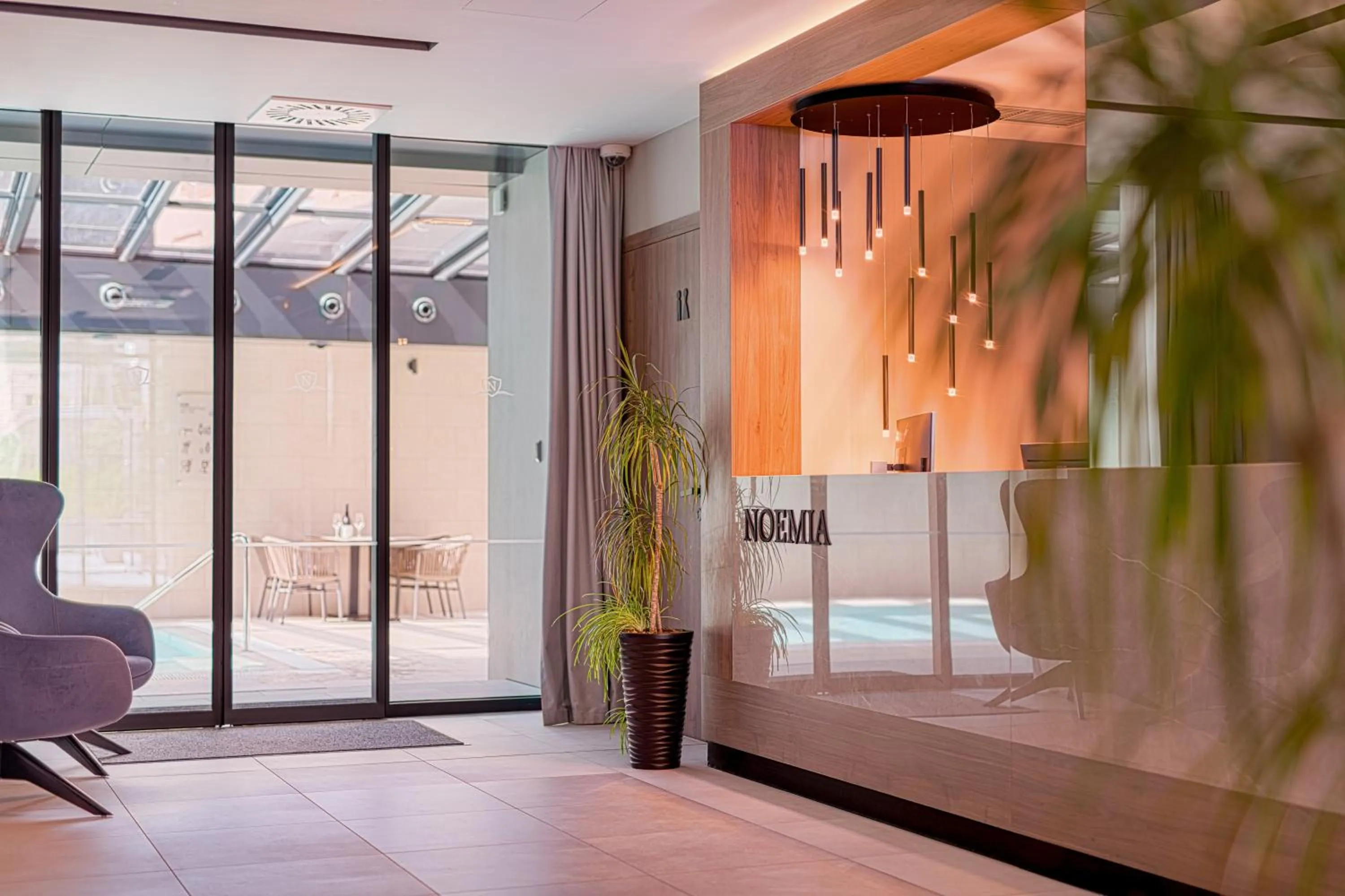 Lobby or reception, Bed in Boutique Hotel Noemia