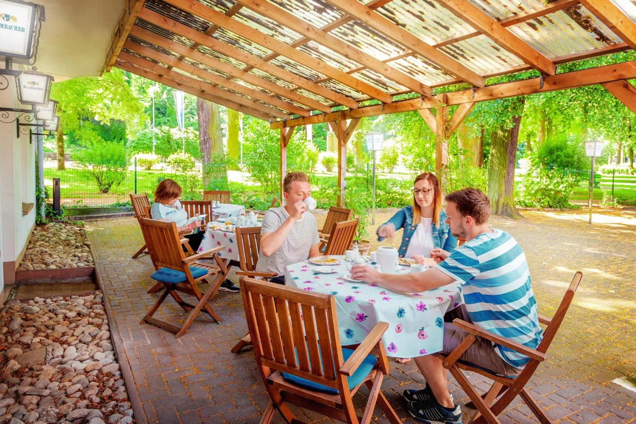 Garden in Hotel Ertl