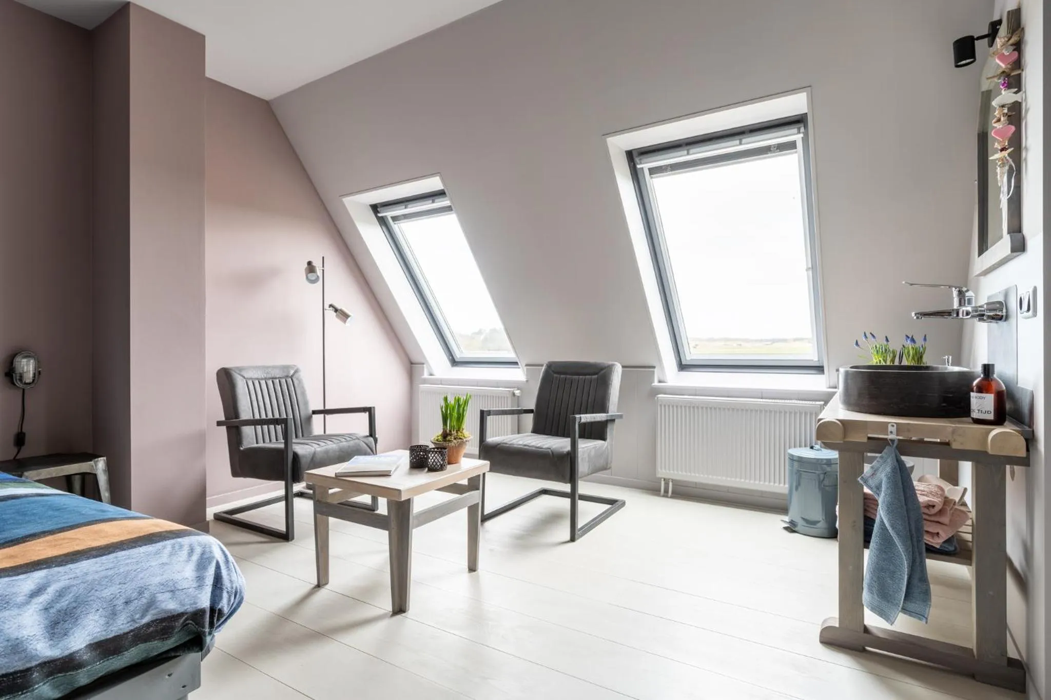 Bed in B&B Stil de Tijd