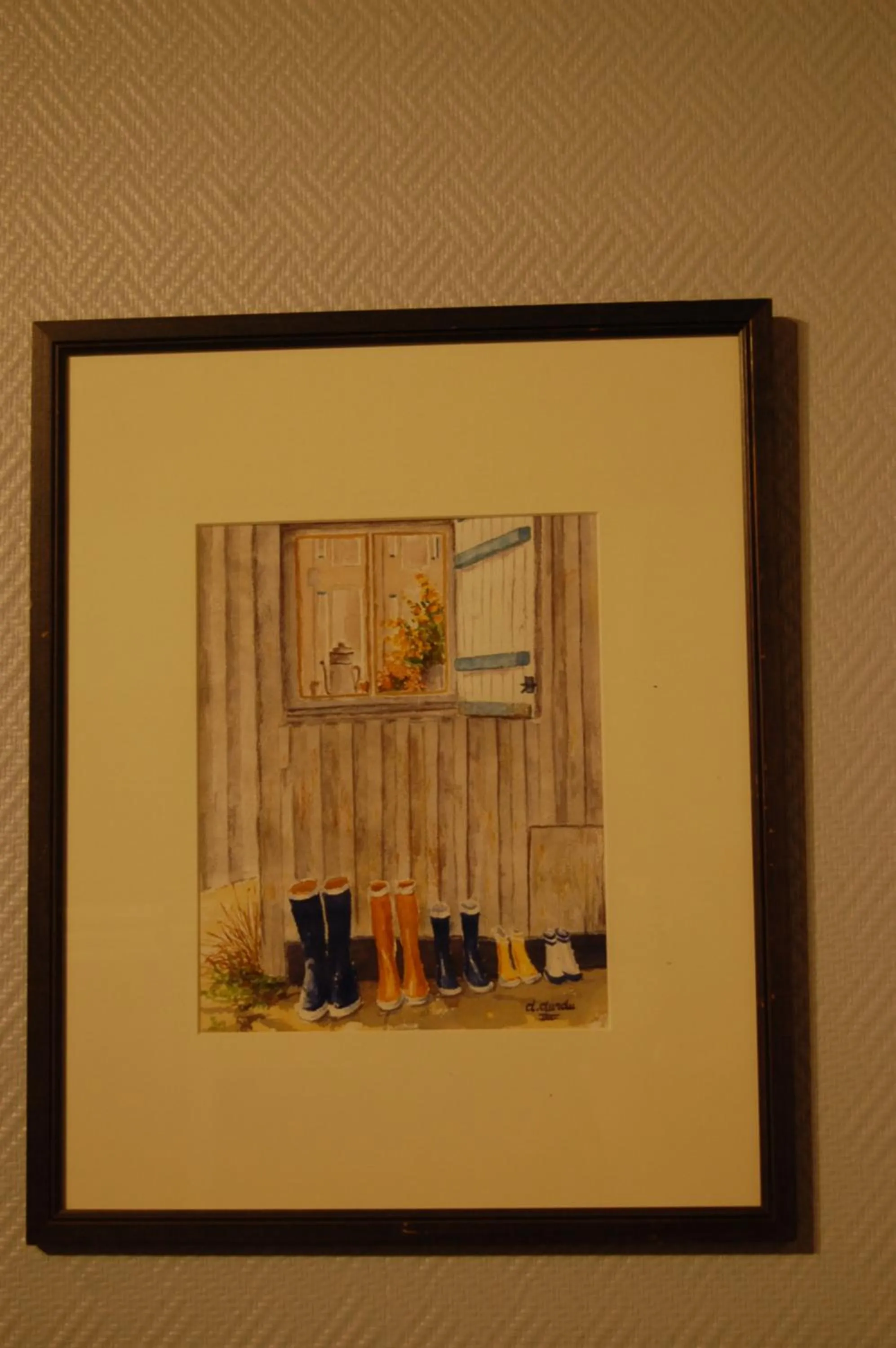 Decorative detail in Appart Hotel Au Pied de Vigne