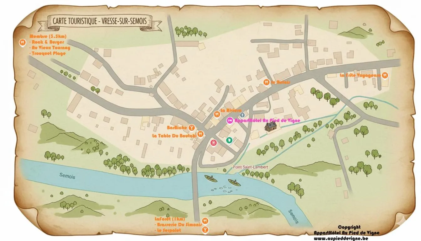 Area and facilities in Appart Hotel Au Pied de Vigne