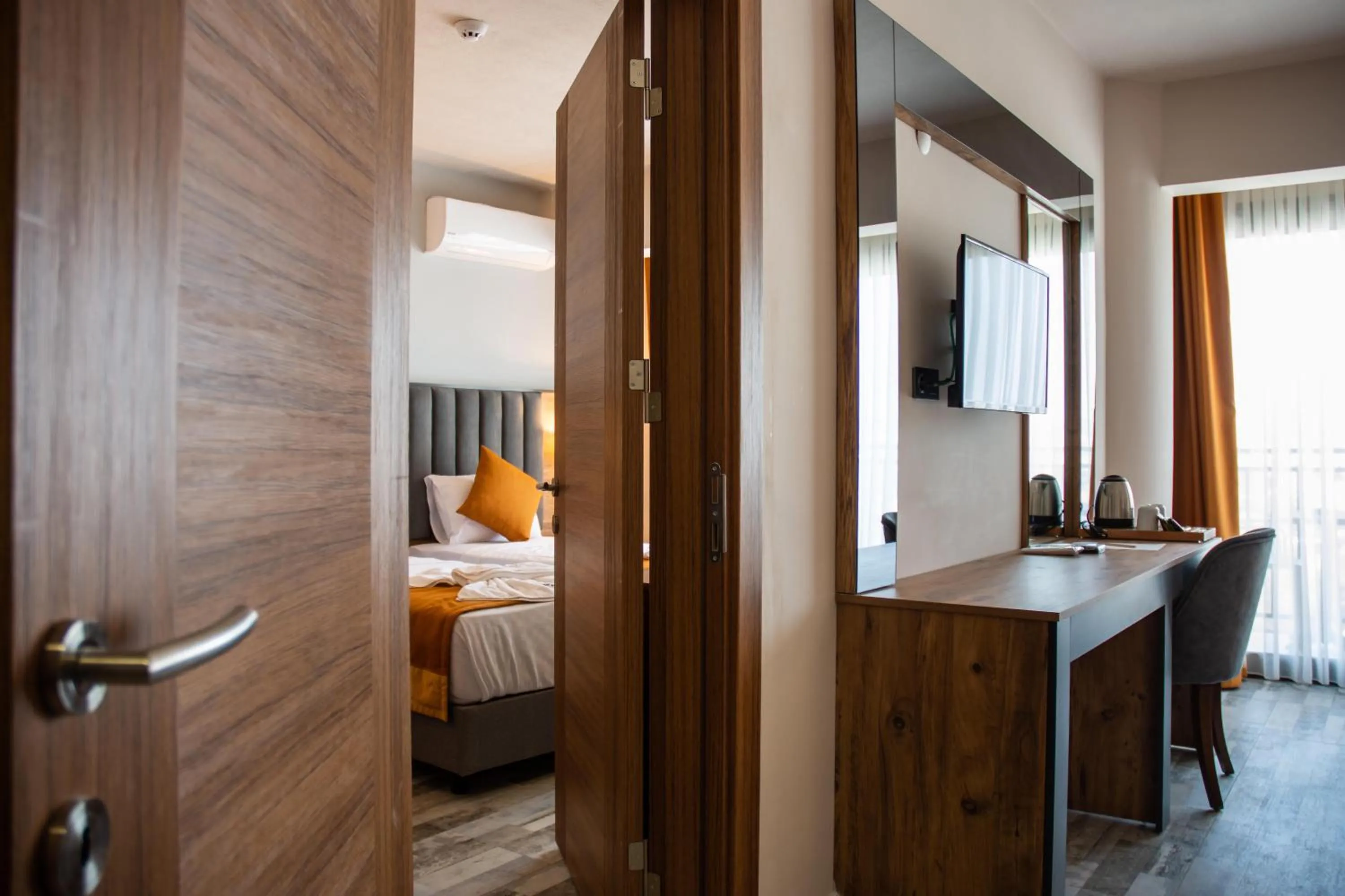 Bed in Dalya Resort Aqua & Spa Hotel Datça