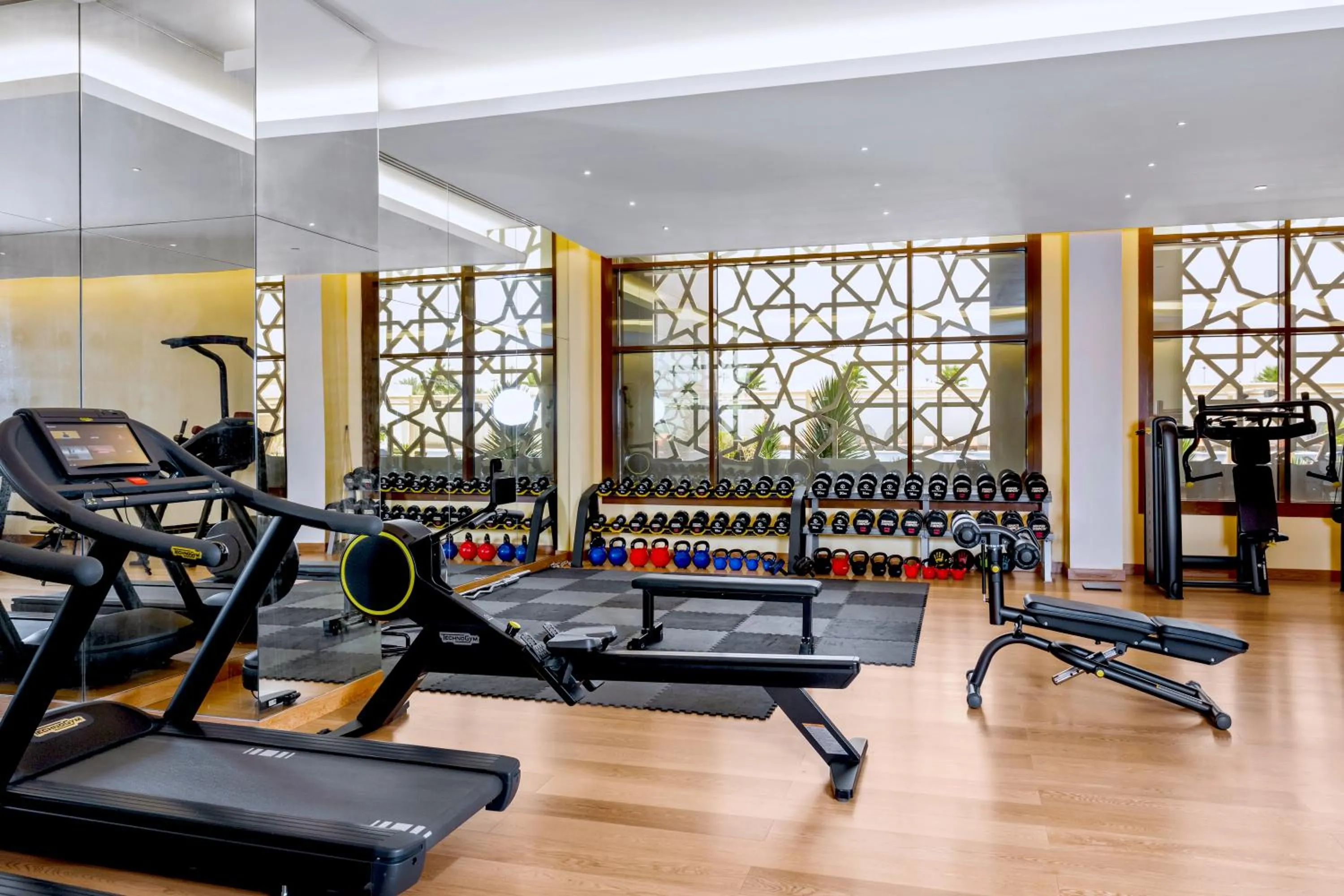 Fitness centre/facilities in Grand Millennium Tabuk