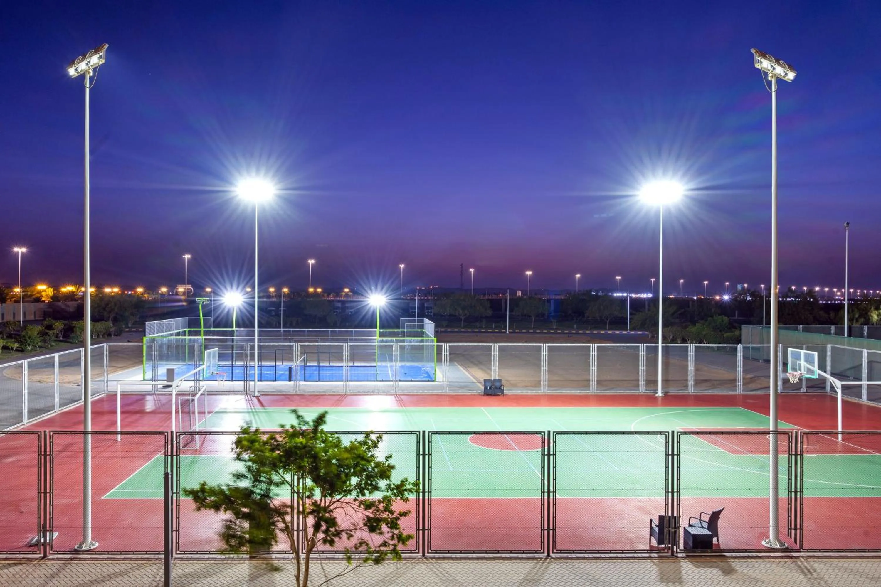 Tennis court in Grand Millennium Tabuk