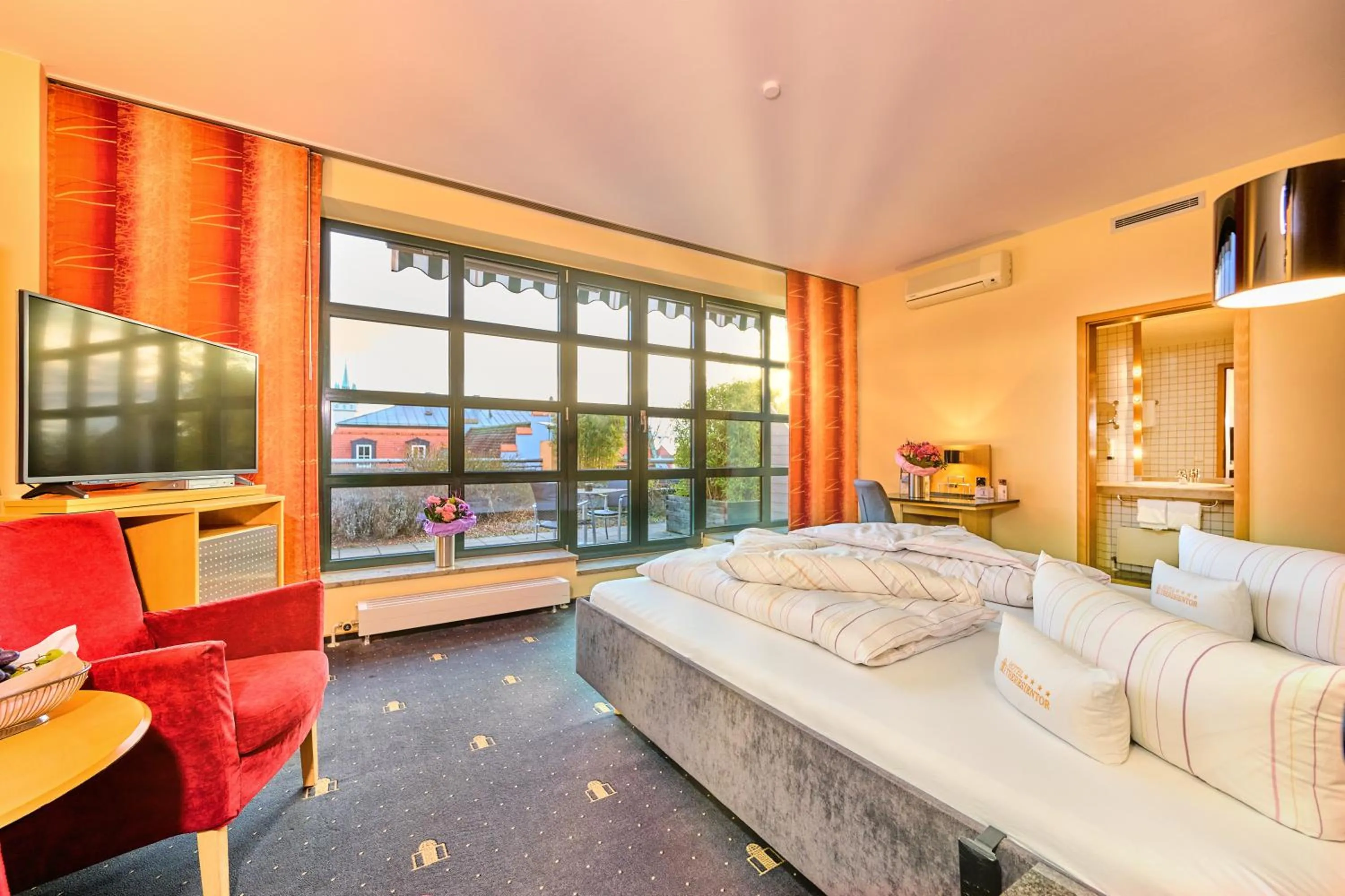 Bed in Hotel Theresientor