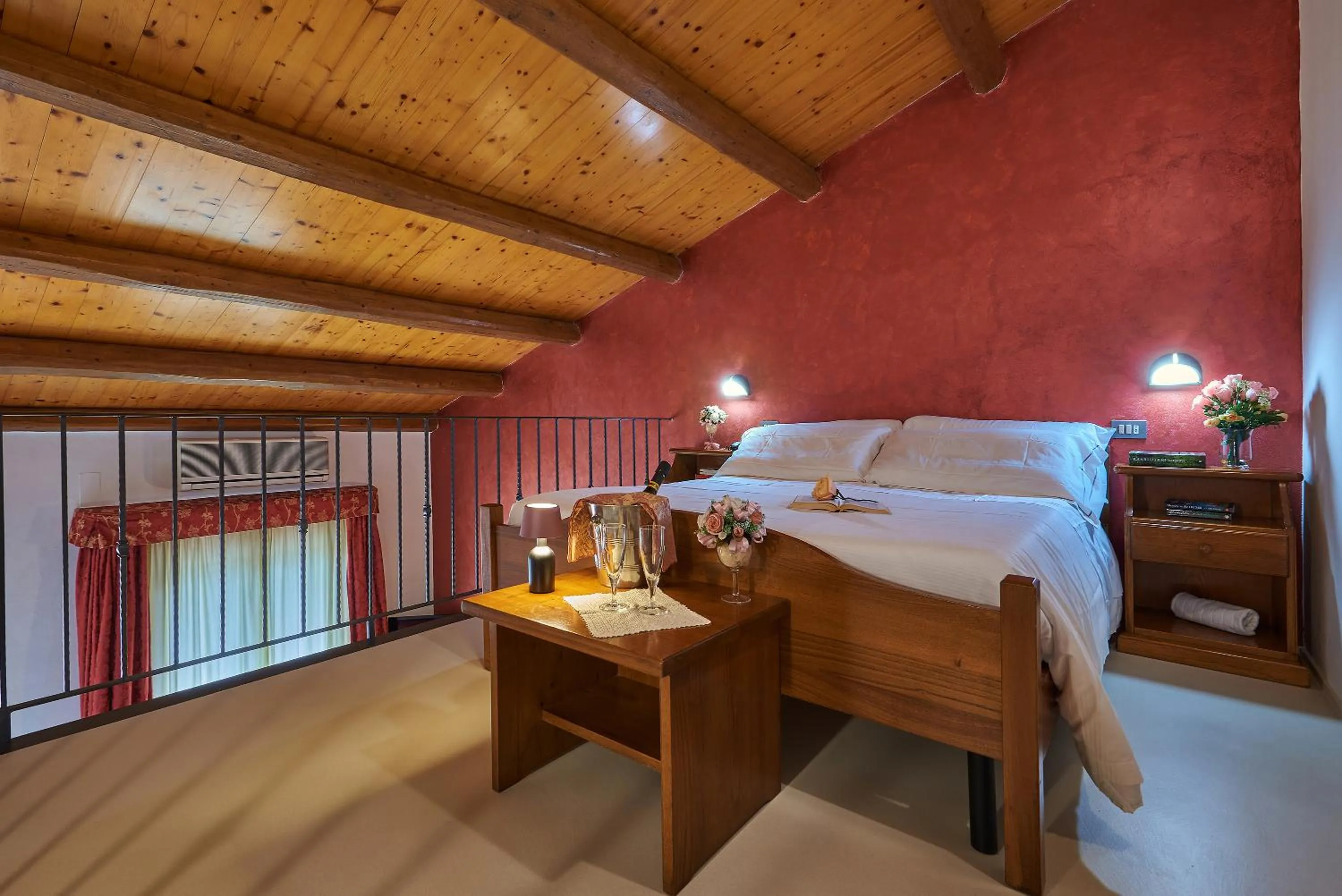 Bed in Casanova - Panoramic Rooms and Suites