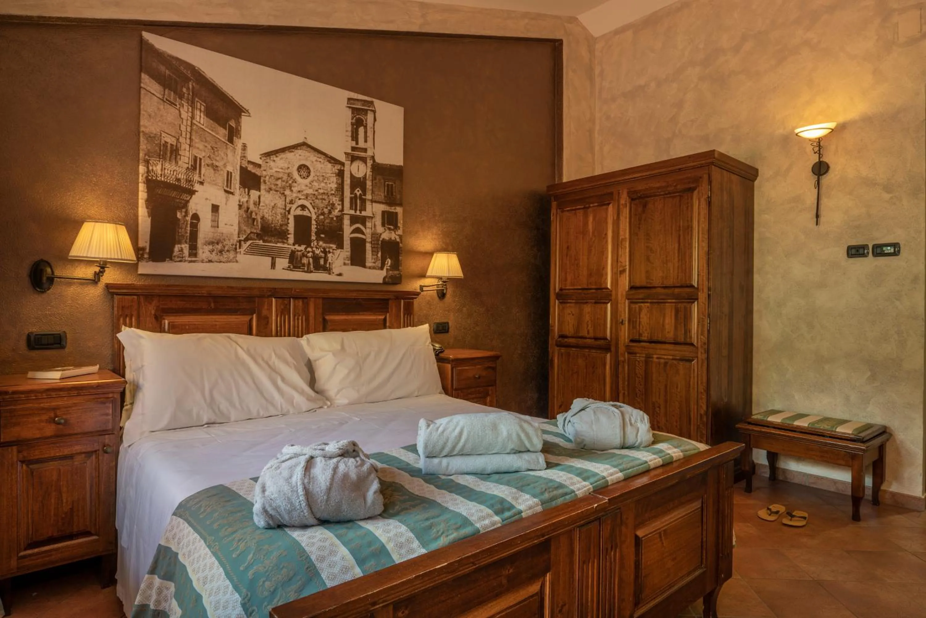 Bed in Casanova - Panoramic Rooms and Suites