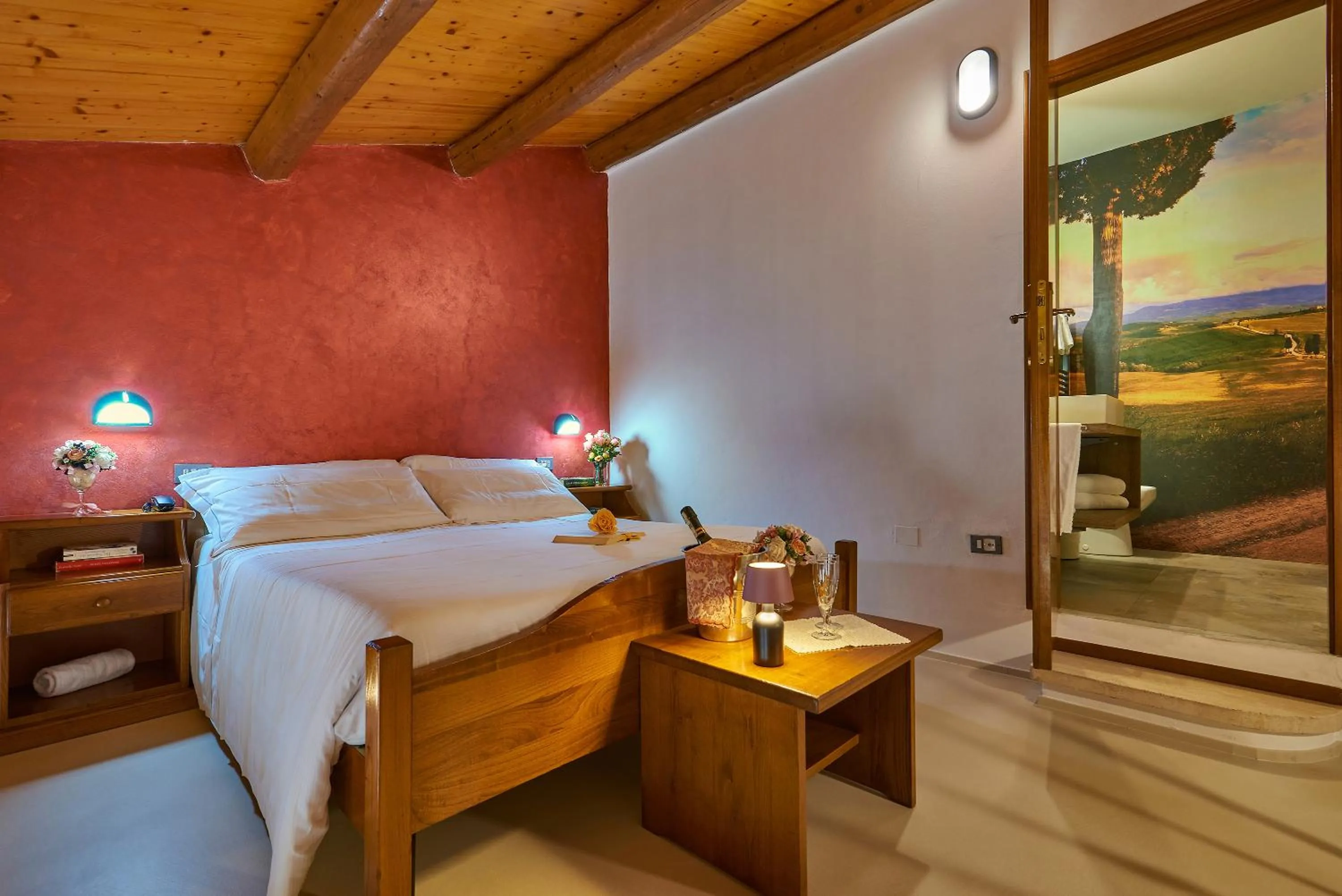 Bed in Casanova - Panoramic Rooms and Suites