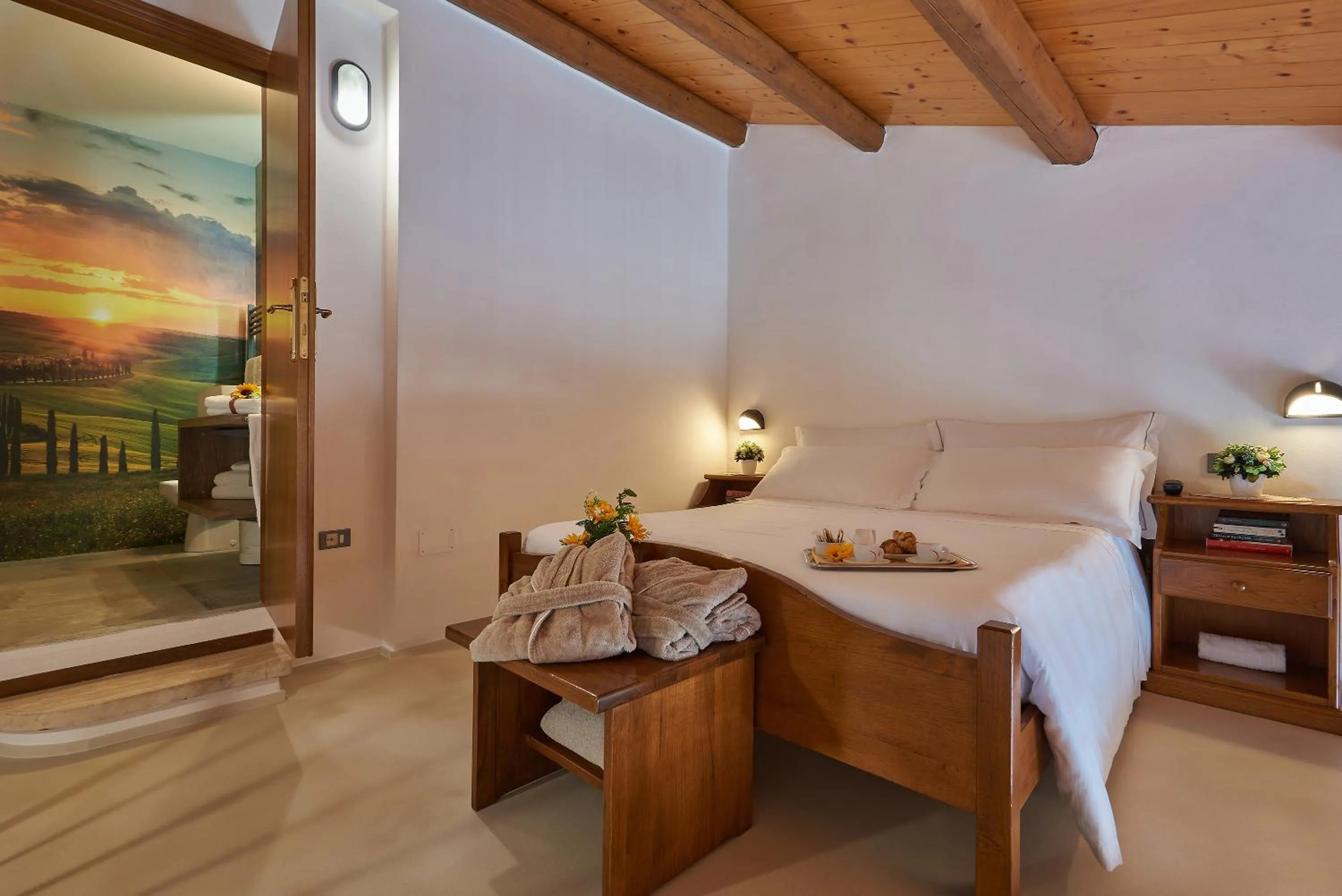 Bed in Casanova - Panoramic Rooms and Suites