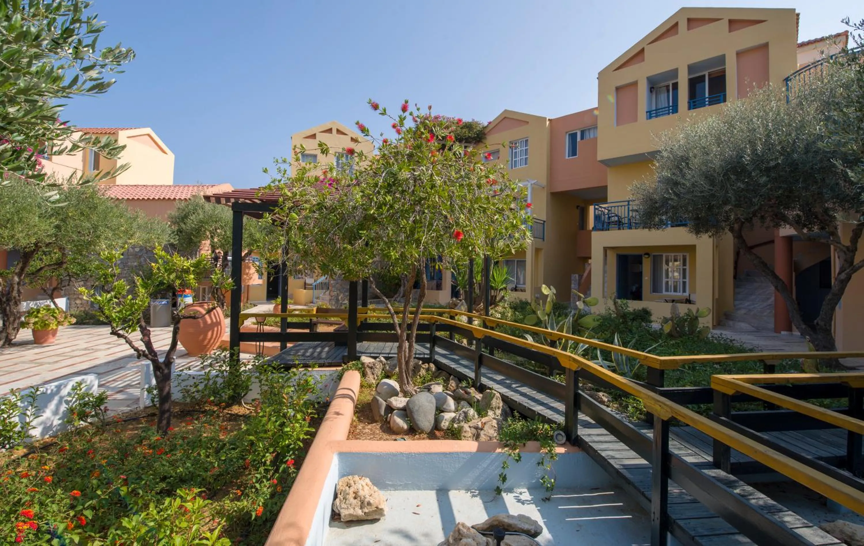 Patio in Stefan Village Hotel