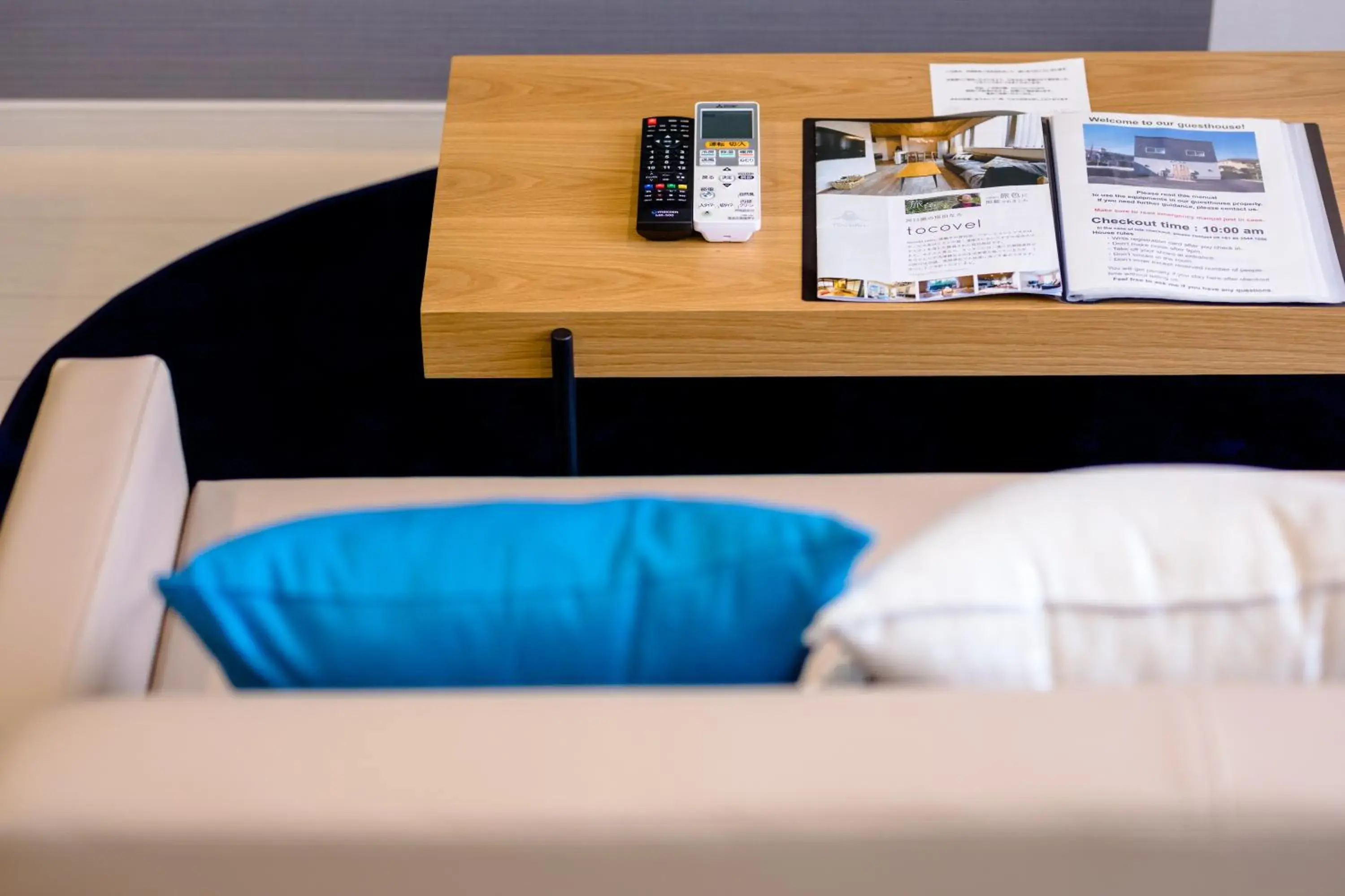 Living room, Bed in 風雅 Fuga B Living room, Bed in 風雅 Fuga B