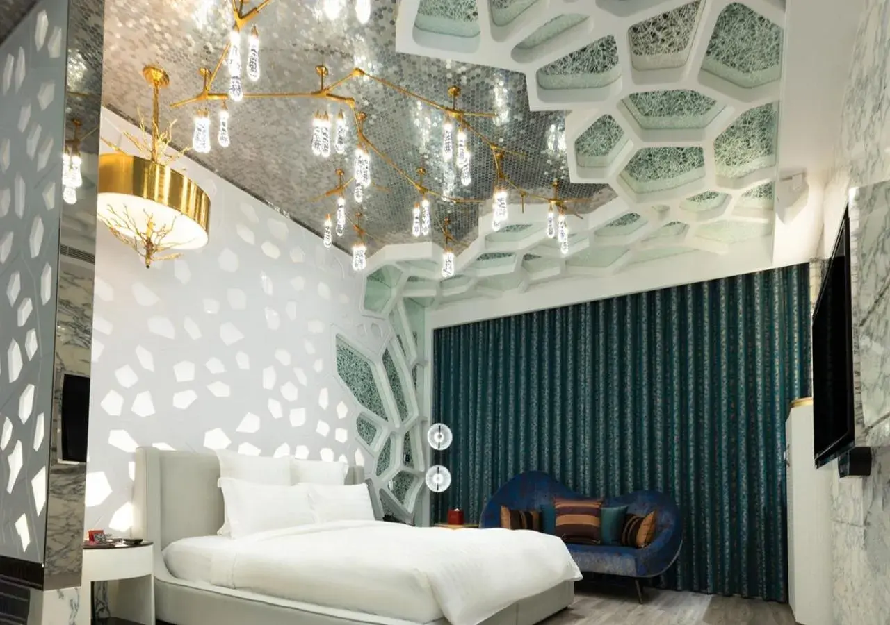 Bed in Royal Group Motel Jhong Hua Branch Bed in Royal Group Motel Jhong Hua Branch