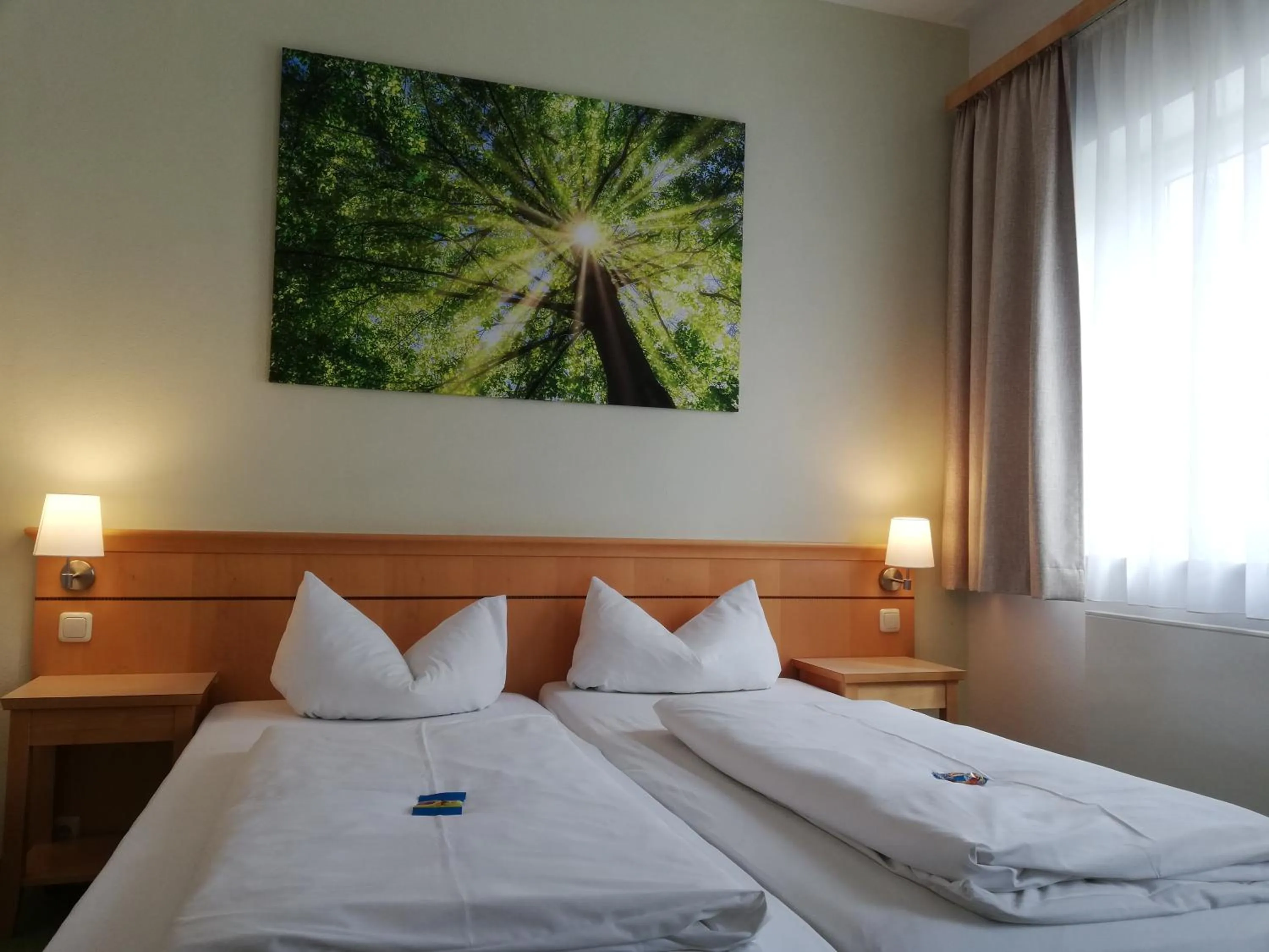 Photo of the whole room, Bed in Familienhotel nahe der Therme Erding