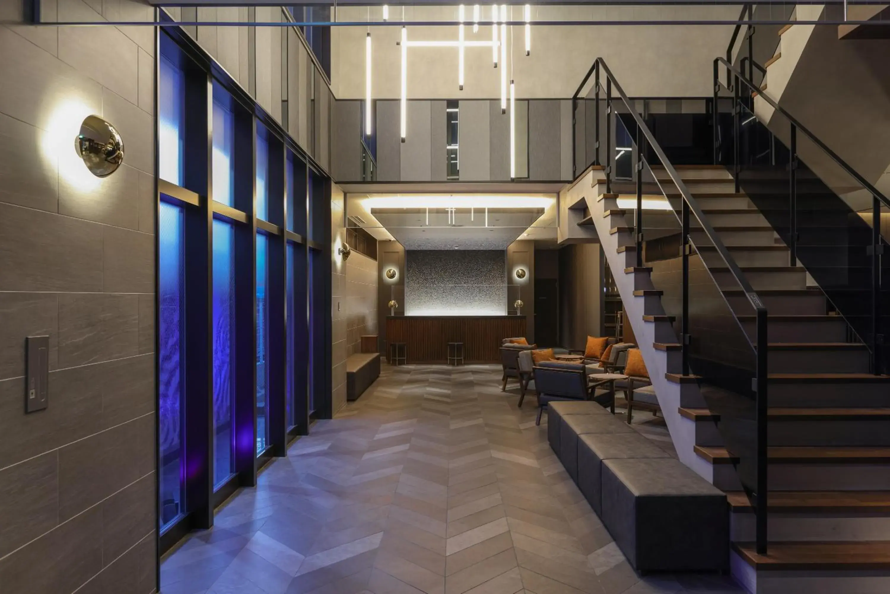 Lobby or reception in GRIDS PREMIUM HOTEL OSAKA NAMBA Lobby or reception in GRIDS PREMIUM HOTEL OSAKA NAMBA