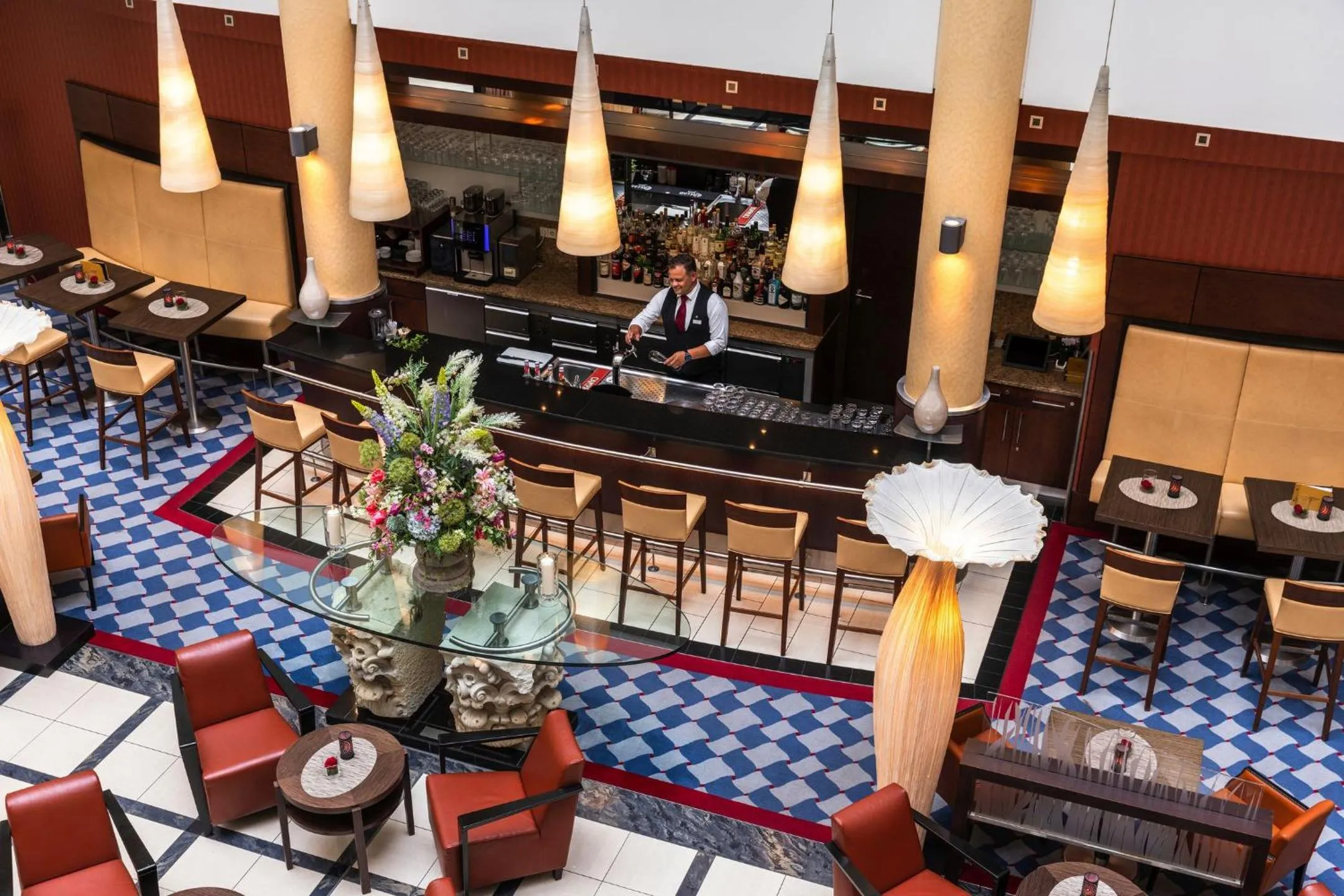 Lounge or bar in Steigenberger Hotel de Saxe