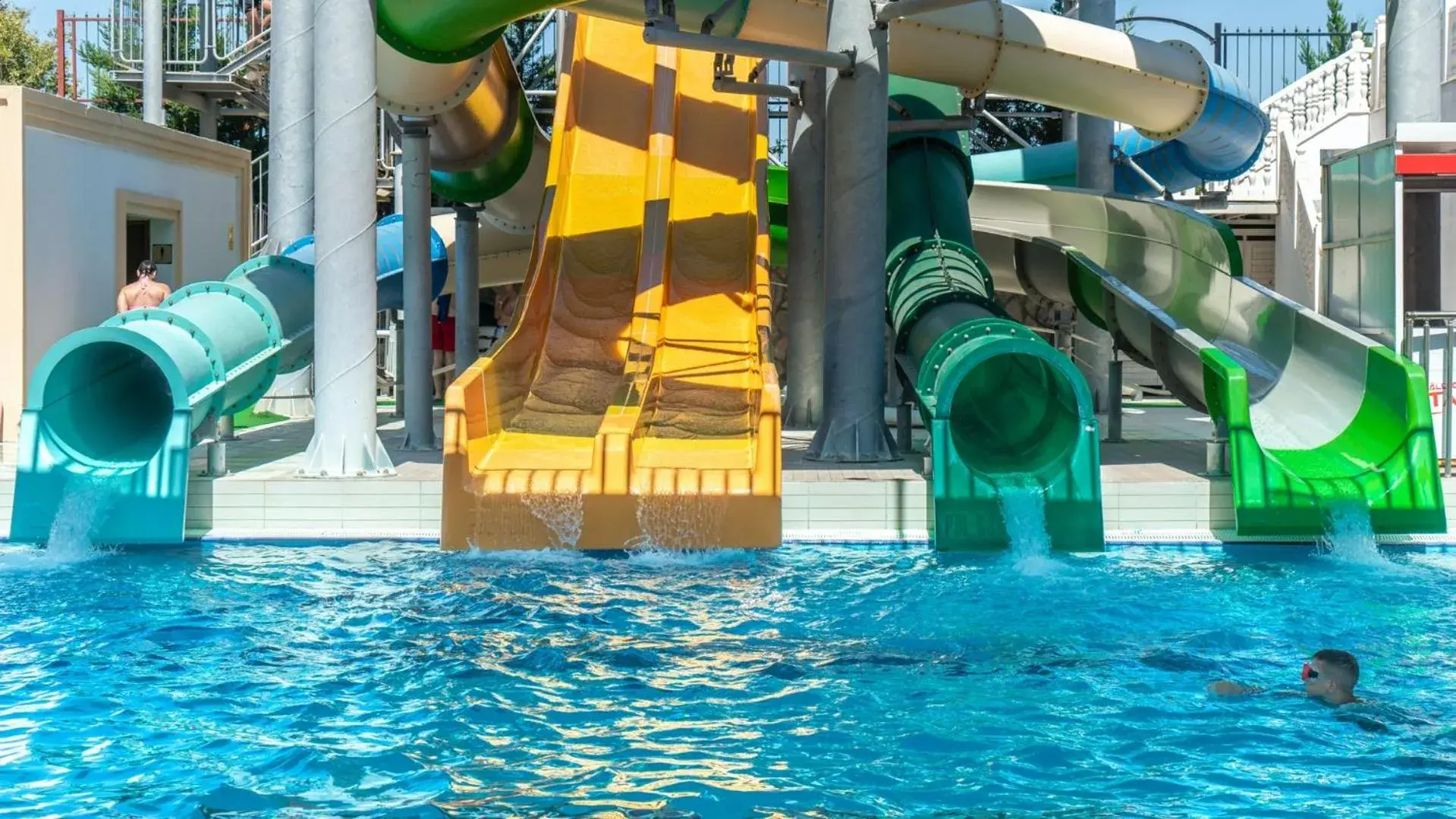 Pool view in J'adore Deluxe Hotel & Spa Ultra All Inclusive Pool view in J'adore Deluxe Hotel & Spa Ultra All Inclusive