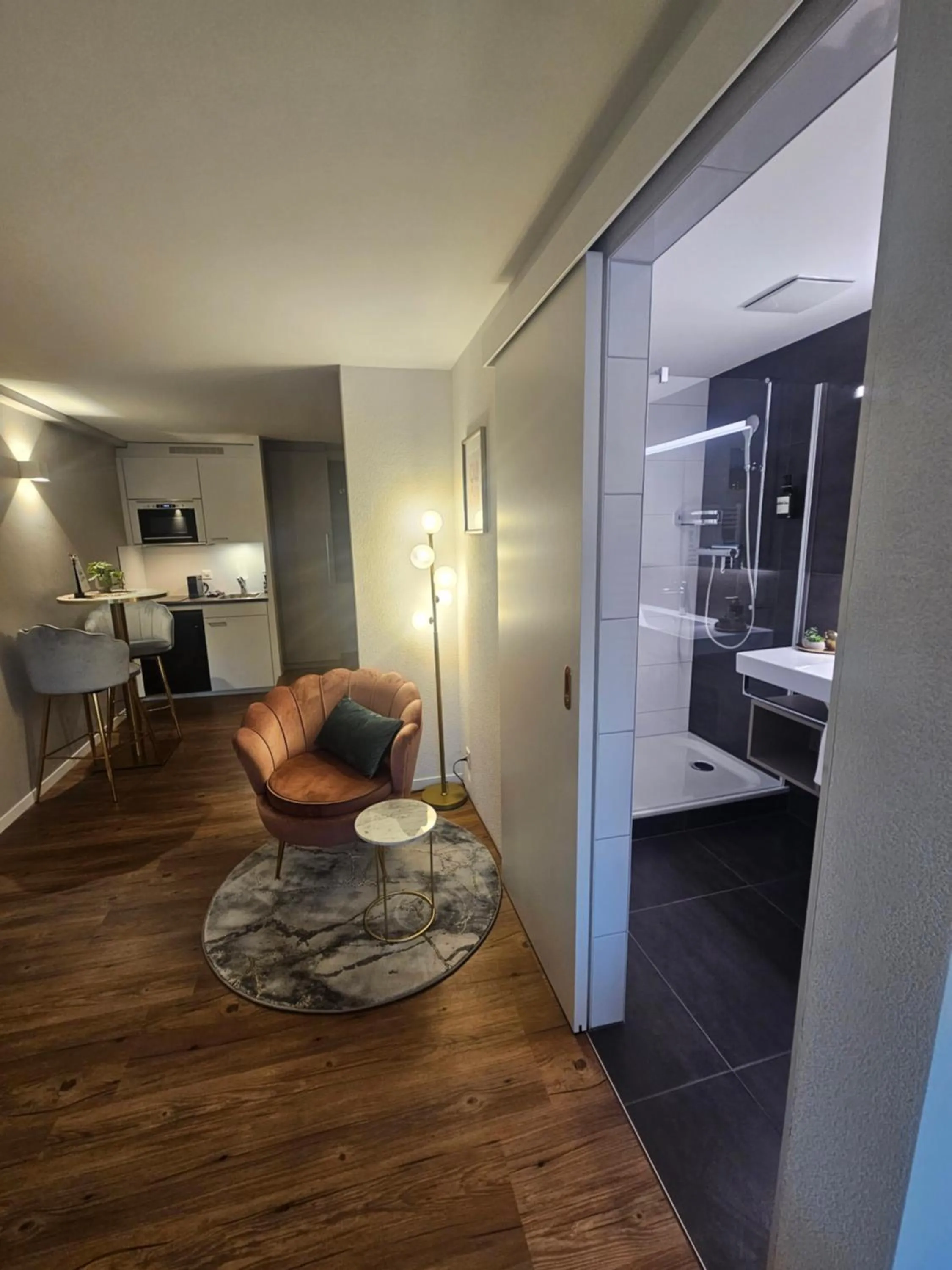 Bathroom in Apart-Hôtel Pont-de-Thielle