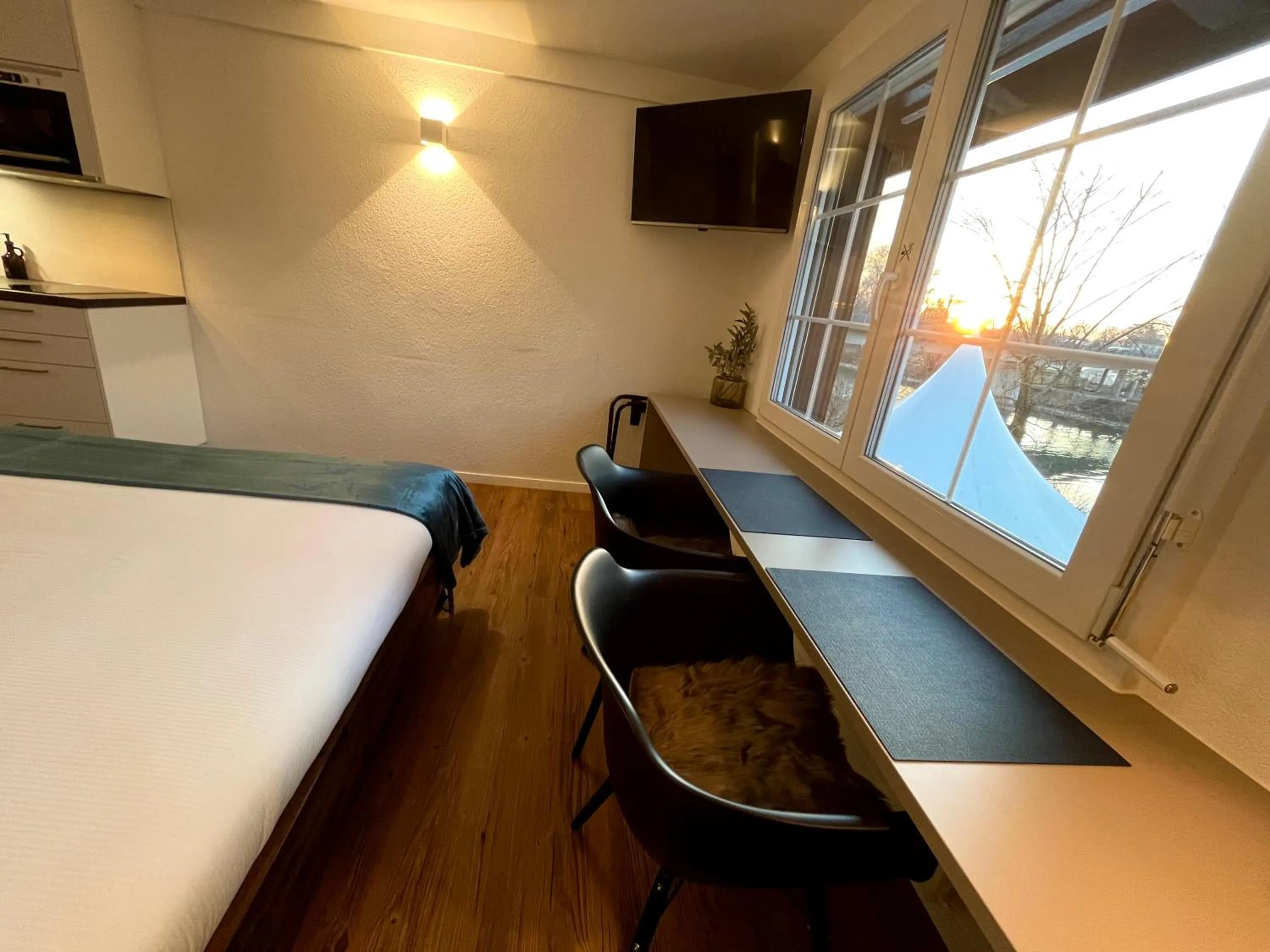 View (from property/room) in Apart-Hôtel Pont-de-Thielle