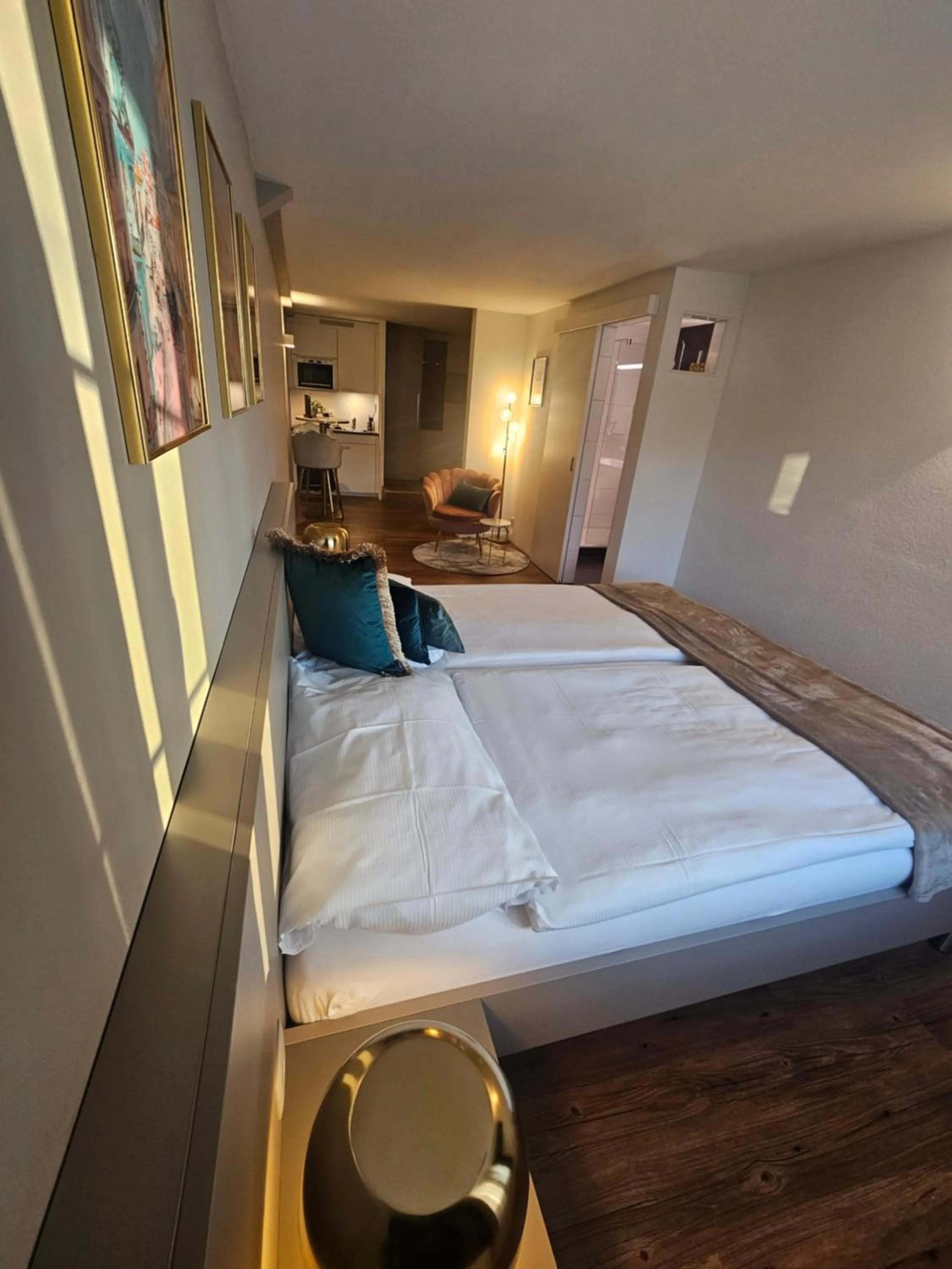 Bed in Apart-Hôtel Pont-de-Thielle