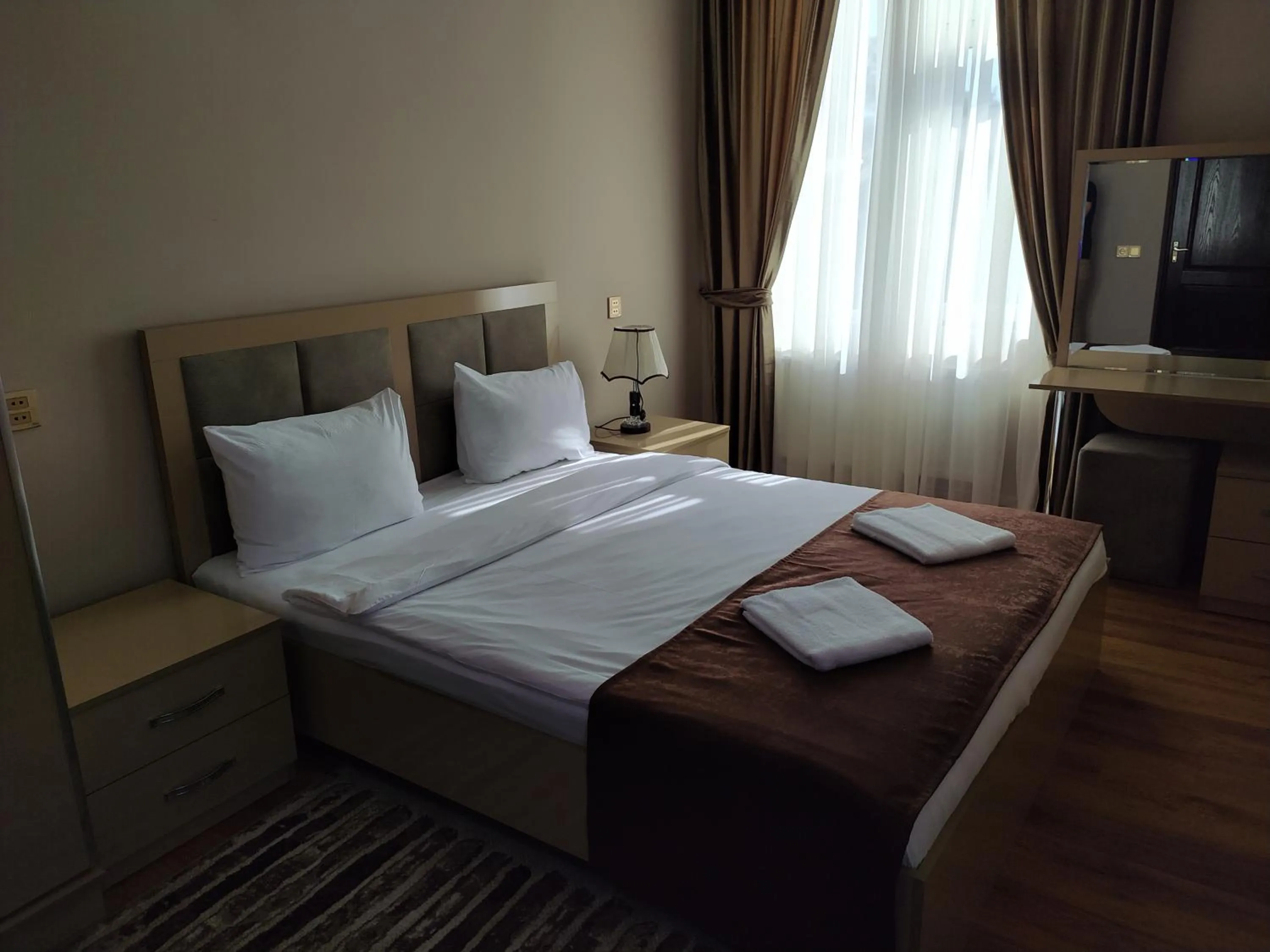 Bed in Gold Hotel Quba